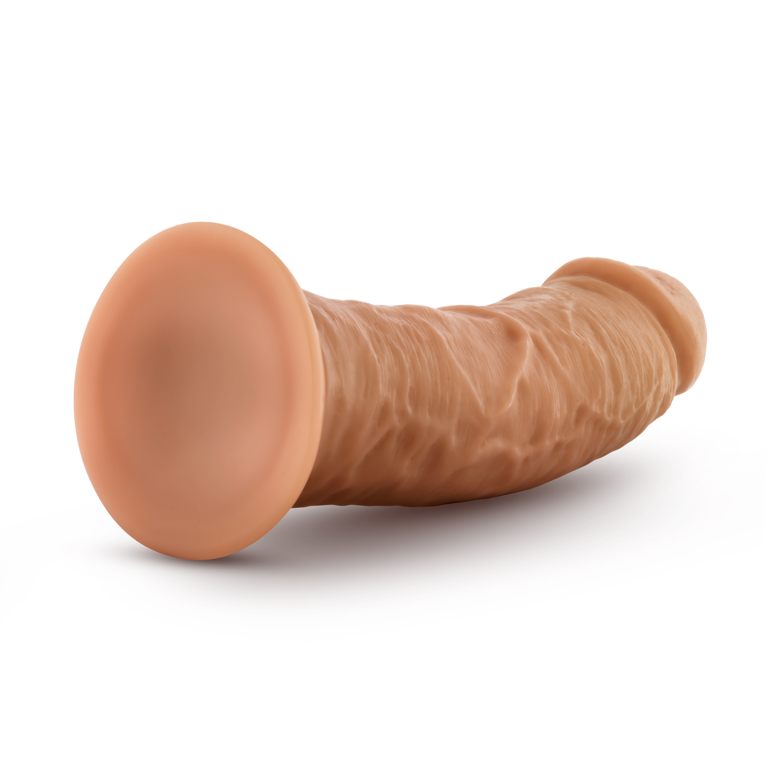 dr. skin glide  inch self lubricating dildo  mocha .png