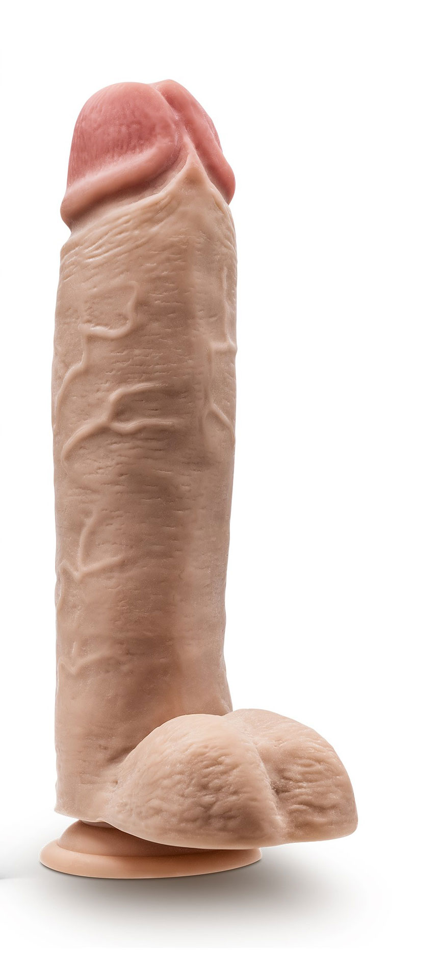 dr. skin mr. mister . inch dildo with balls beige 