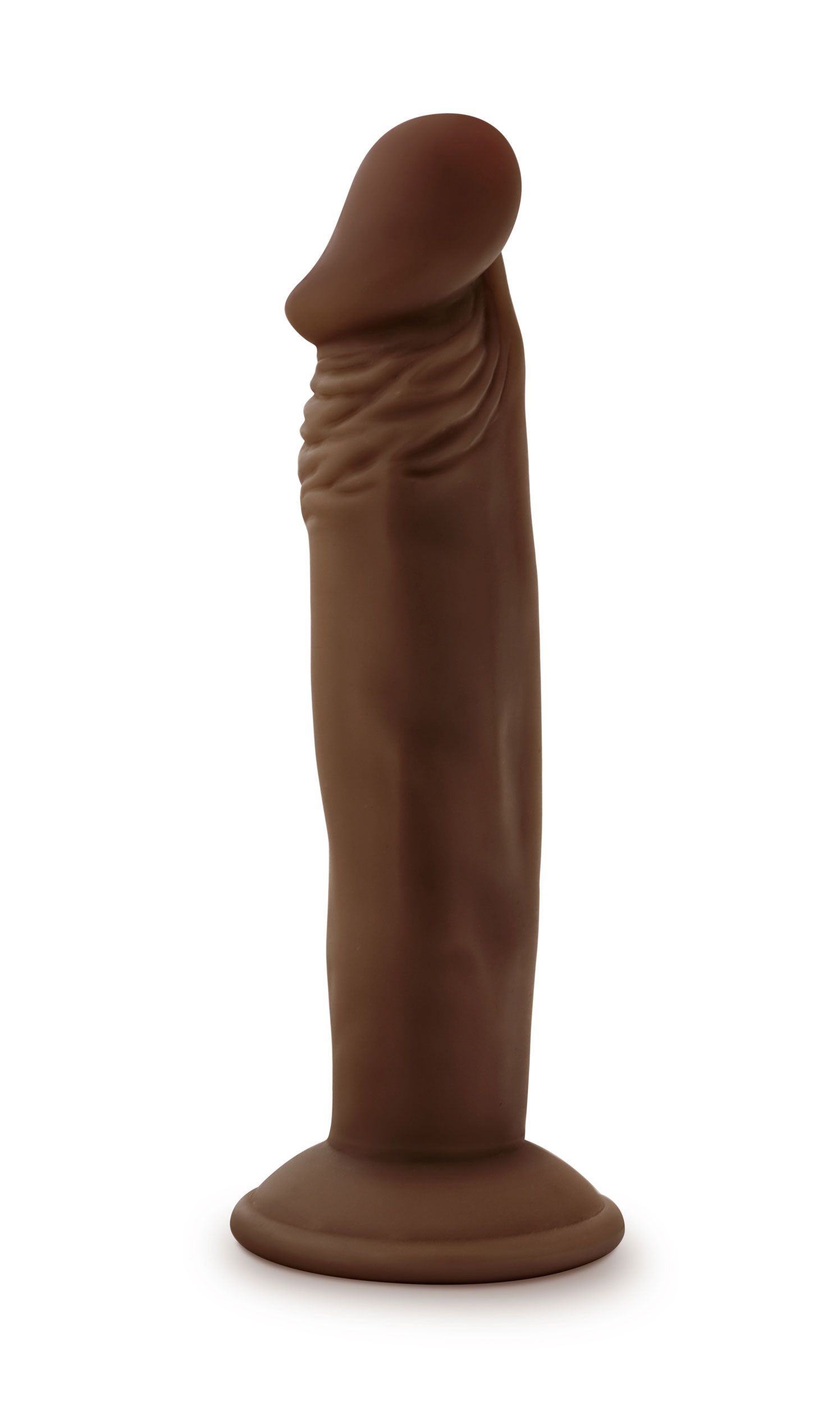 dr. skin plus  inch posable dildo chocolate 