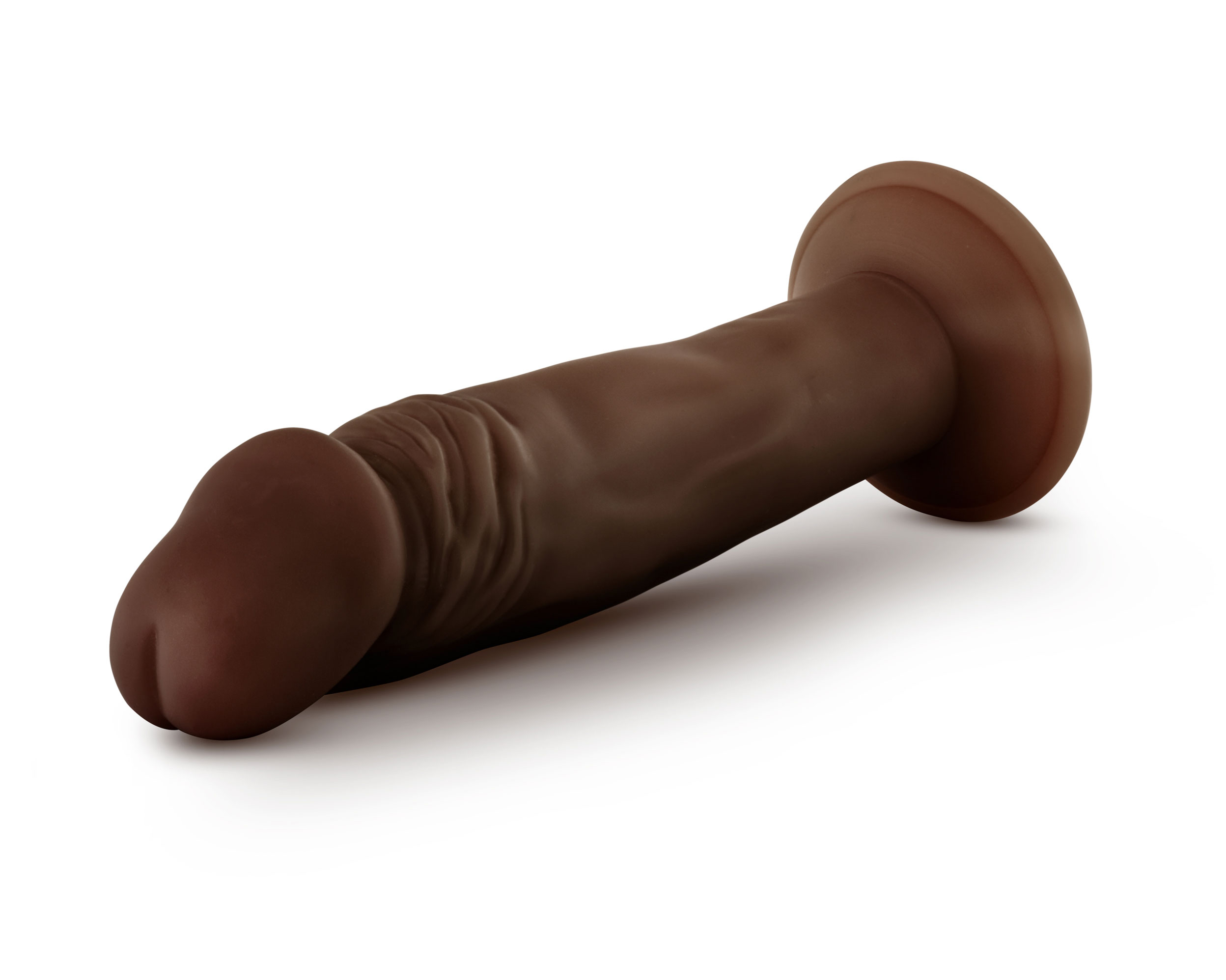 dr. skin plus  inch posable dildo chocolate 