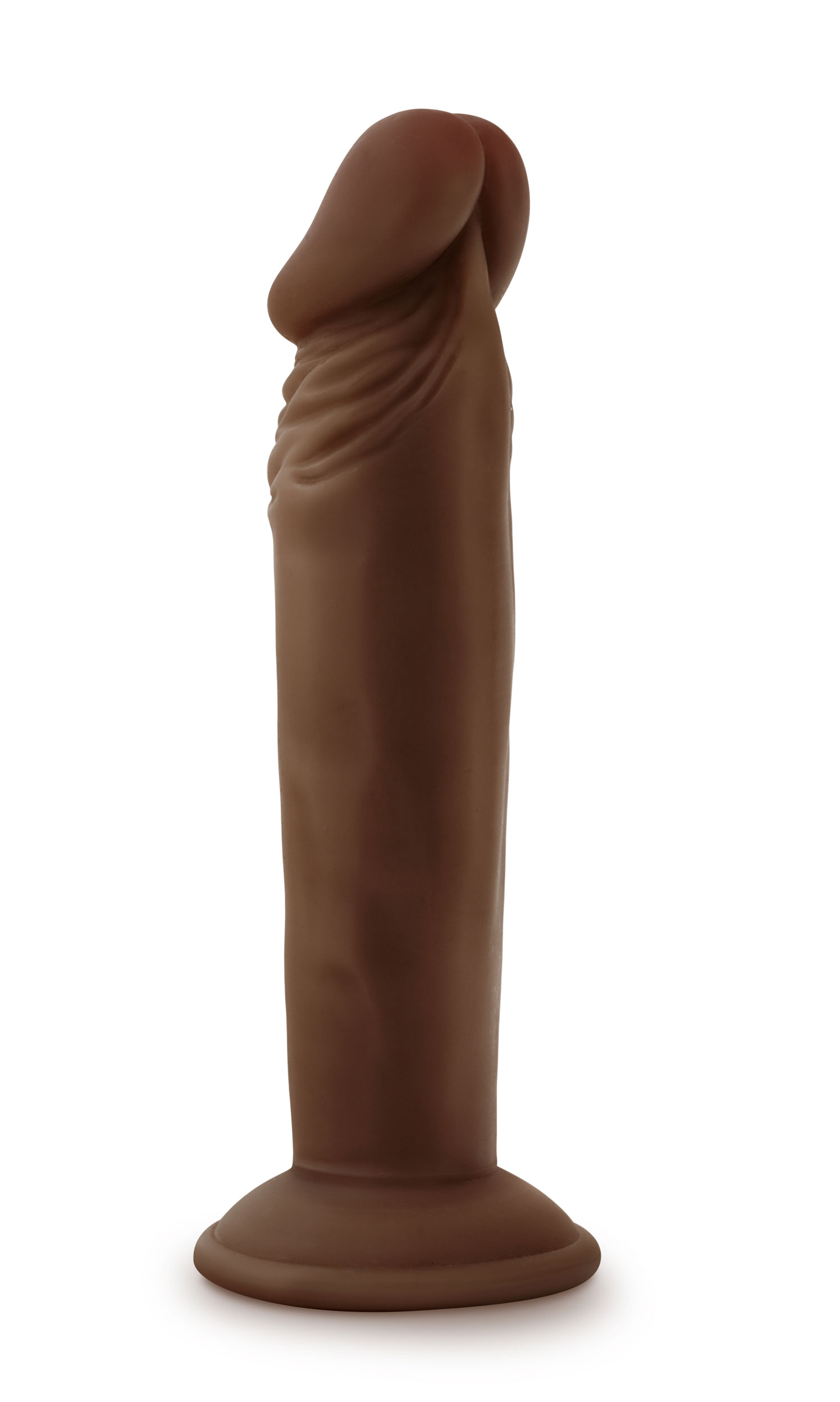 dr. skin plus  inch posable dildo chocolate 