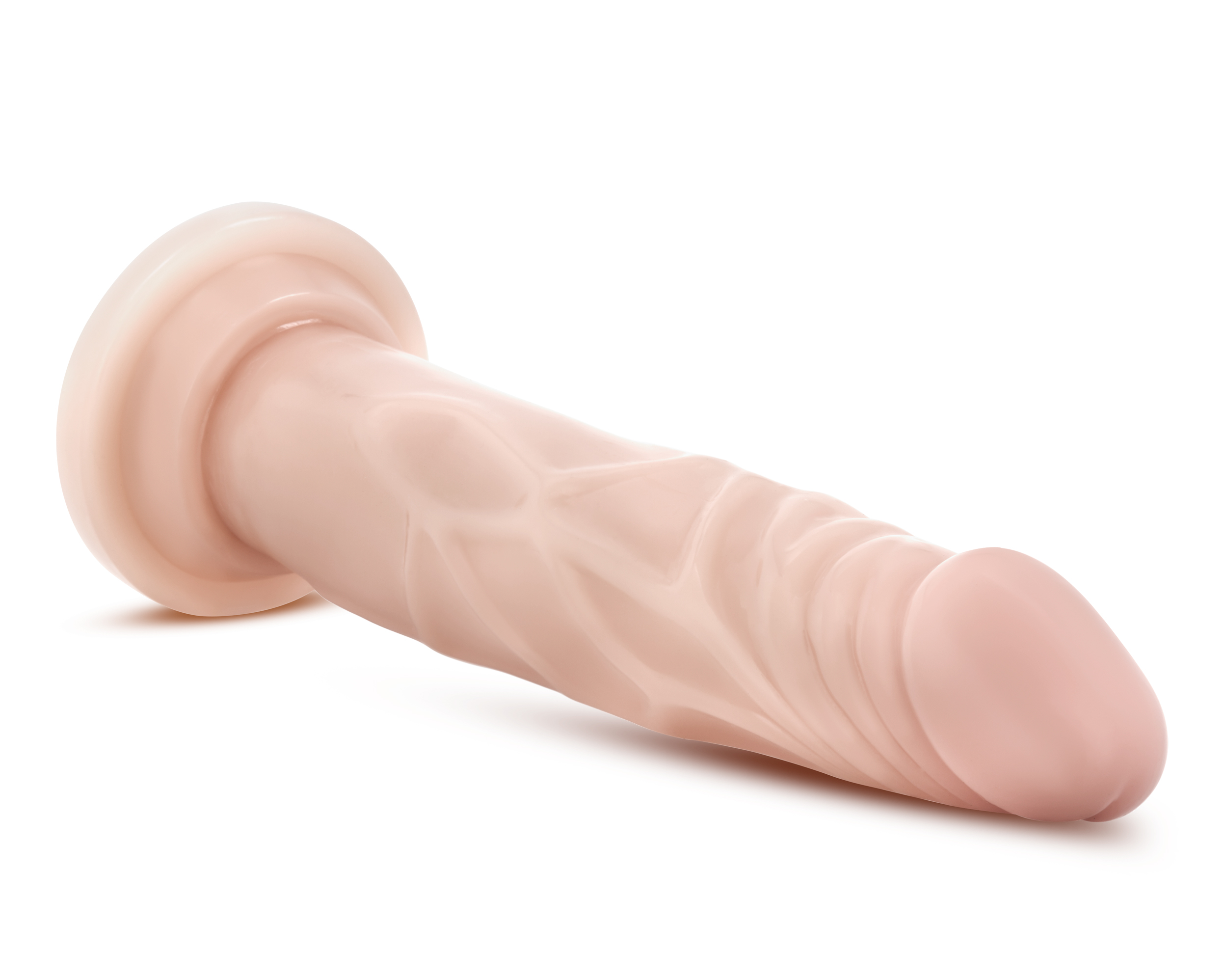 dr. skin silicone dr. carter  inch dong with suction cup vanilla .png