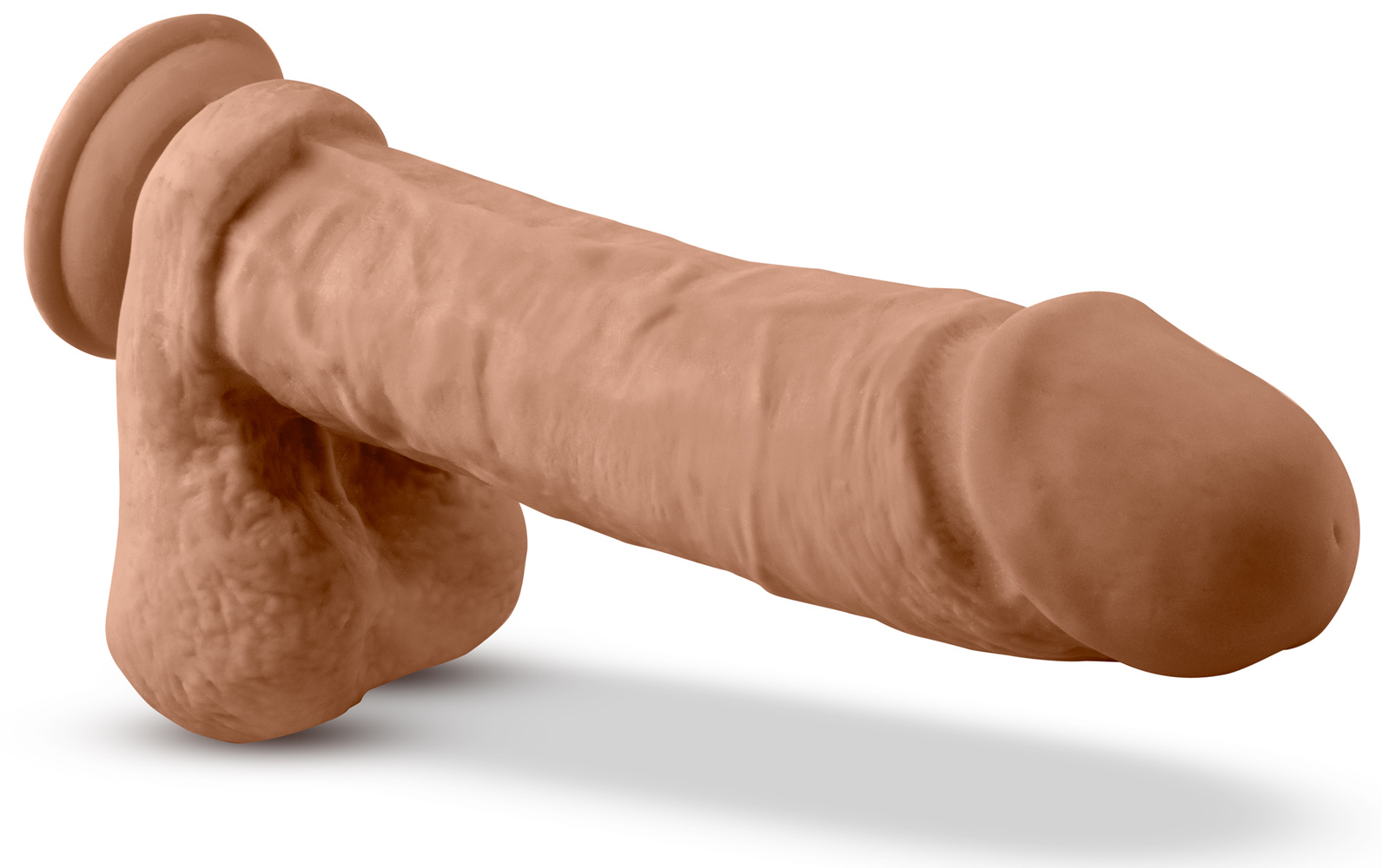 dr. skin silicone dr. julian  inch dildo with suction cup mocha 