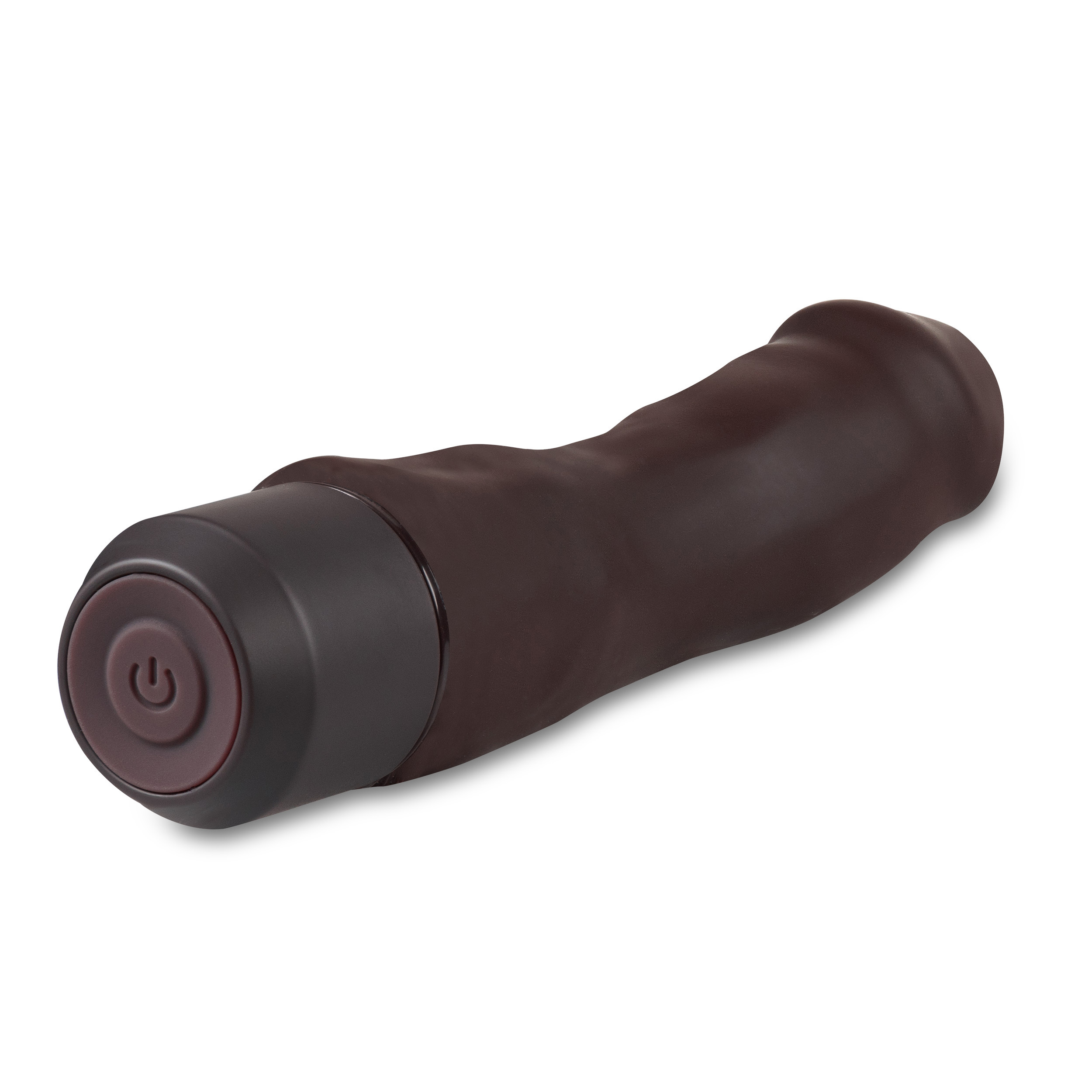 dr. skin silicone – dr. steve  inch vibrating  dildo brown 