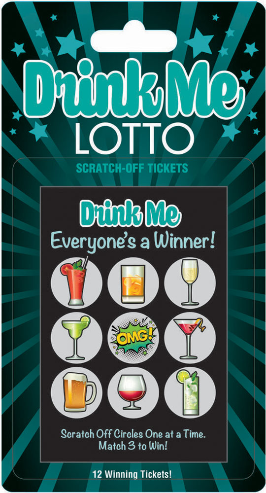 drink me lotto  winning tickets! 