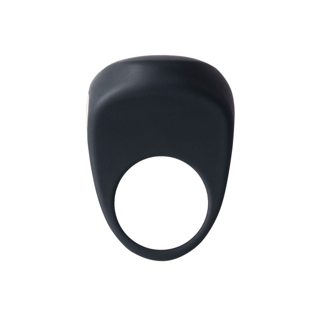driver rechargeable vibrating c ring black 