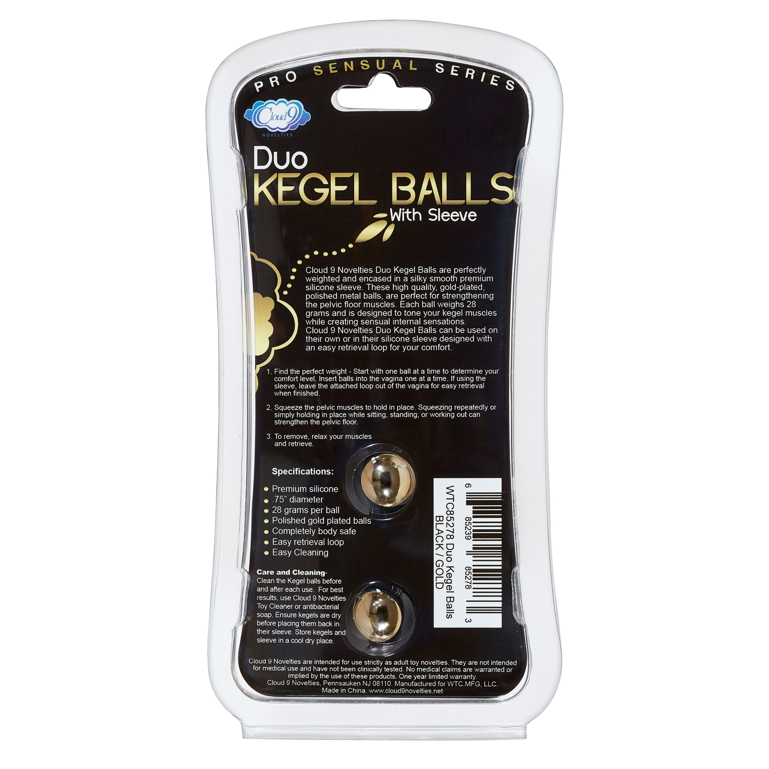 duo kegel balls black 