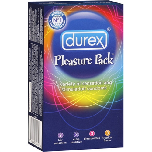 durex pleasure pack  assorted condoms 