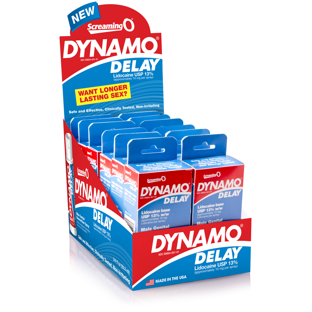 dynamo delay spray  count display 