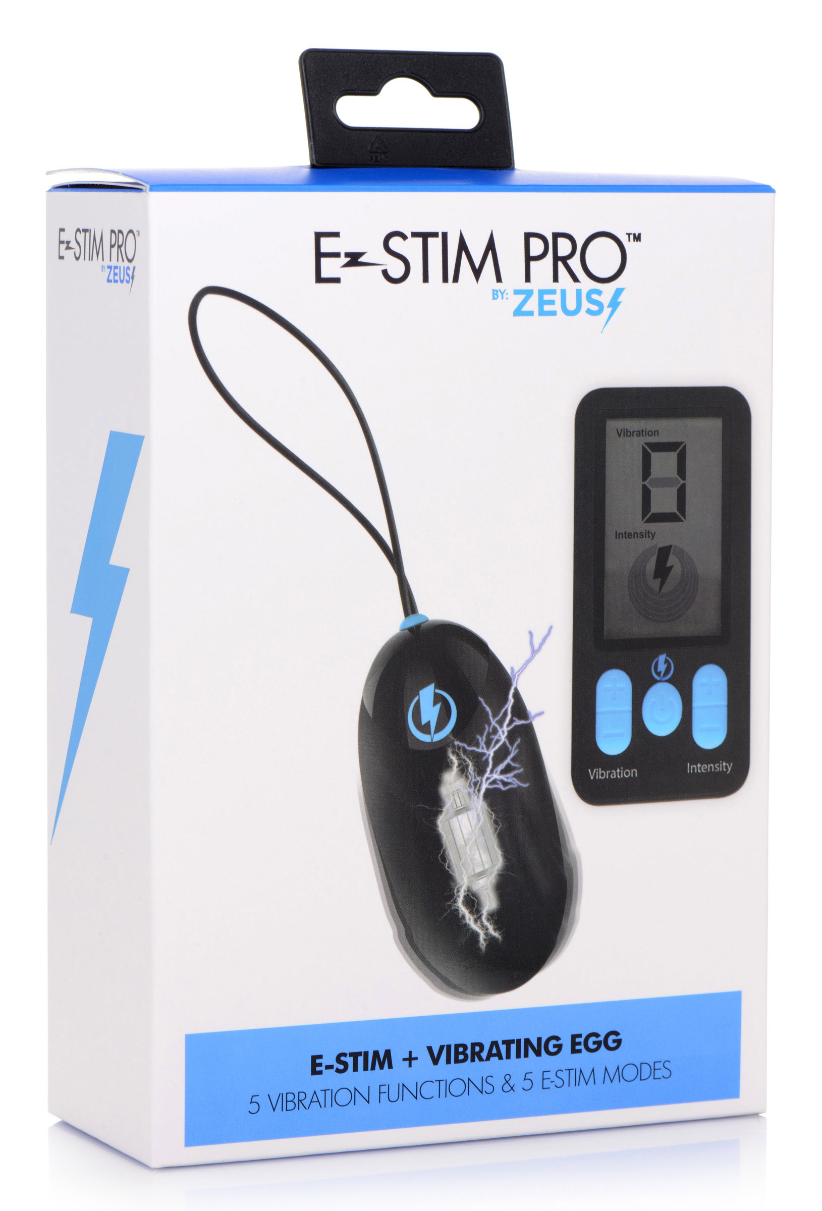 e stim pro silicone vibrating egg with remote  control black 