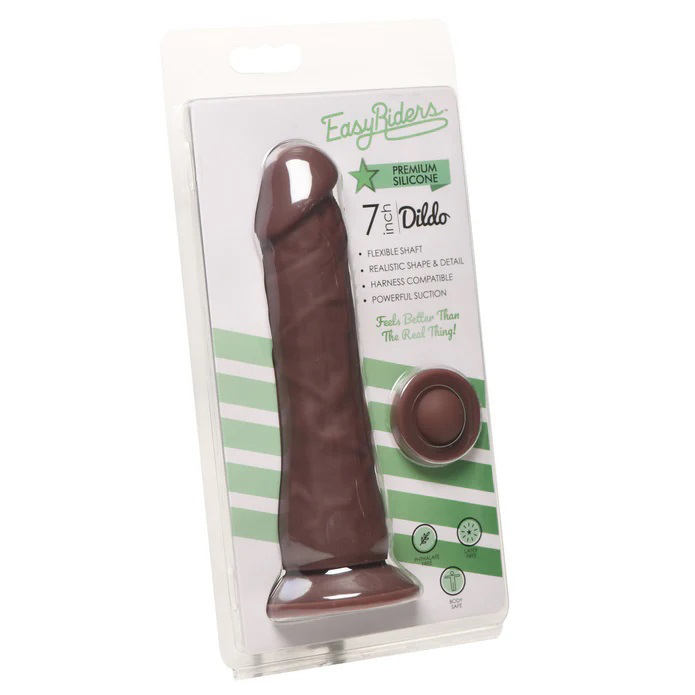 easy riders  silicone dildo dark 