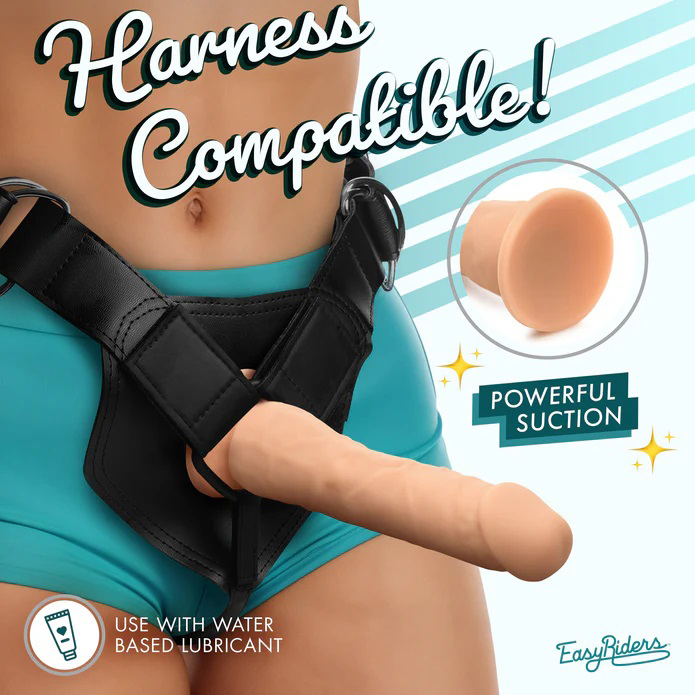 easy riders  silicone dildo light 