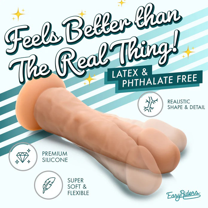 easy riders  silicone dildo medium 