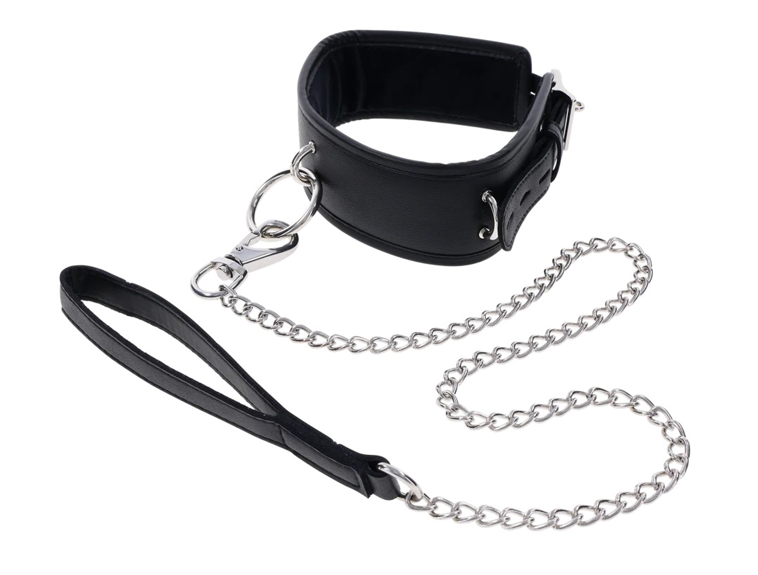 edge collar and leash black 