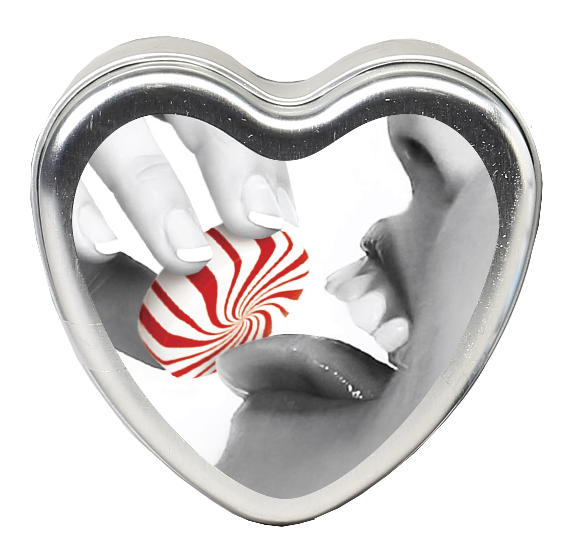 edible heart candle mint  oz 