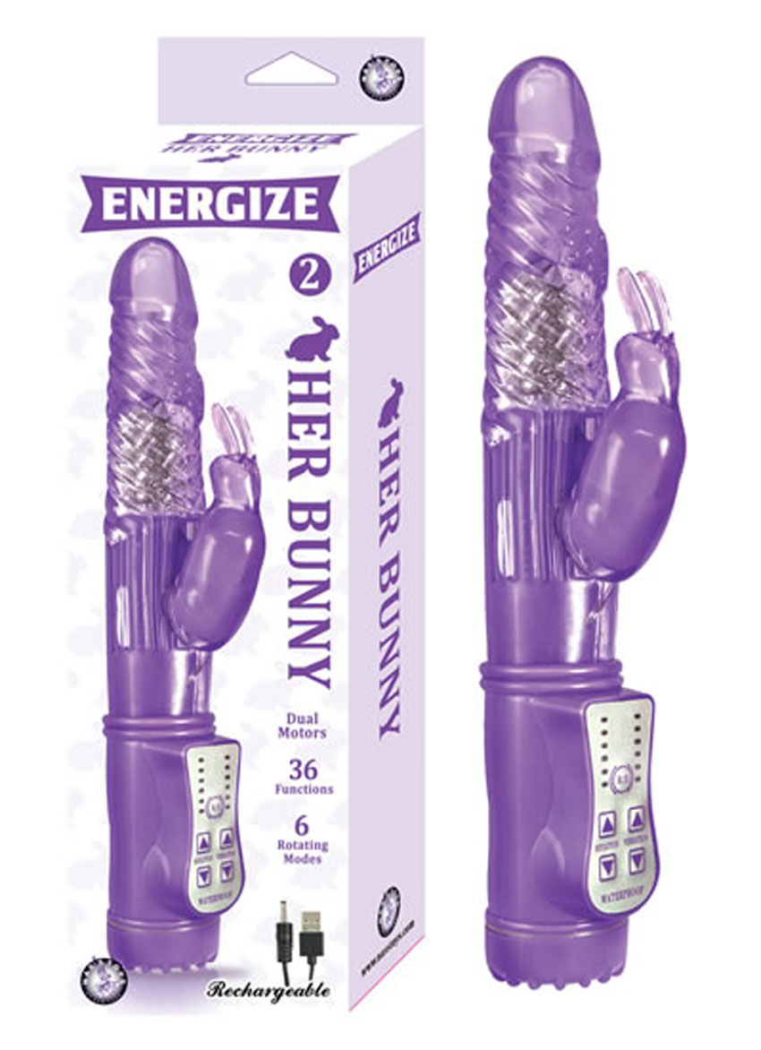 energize her bunny  purple 