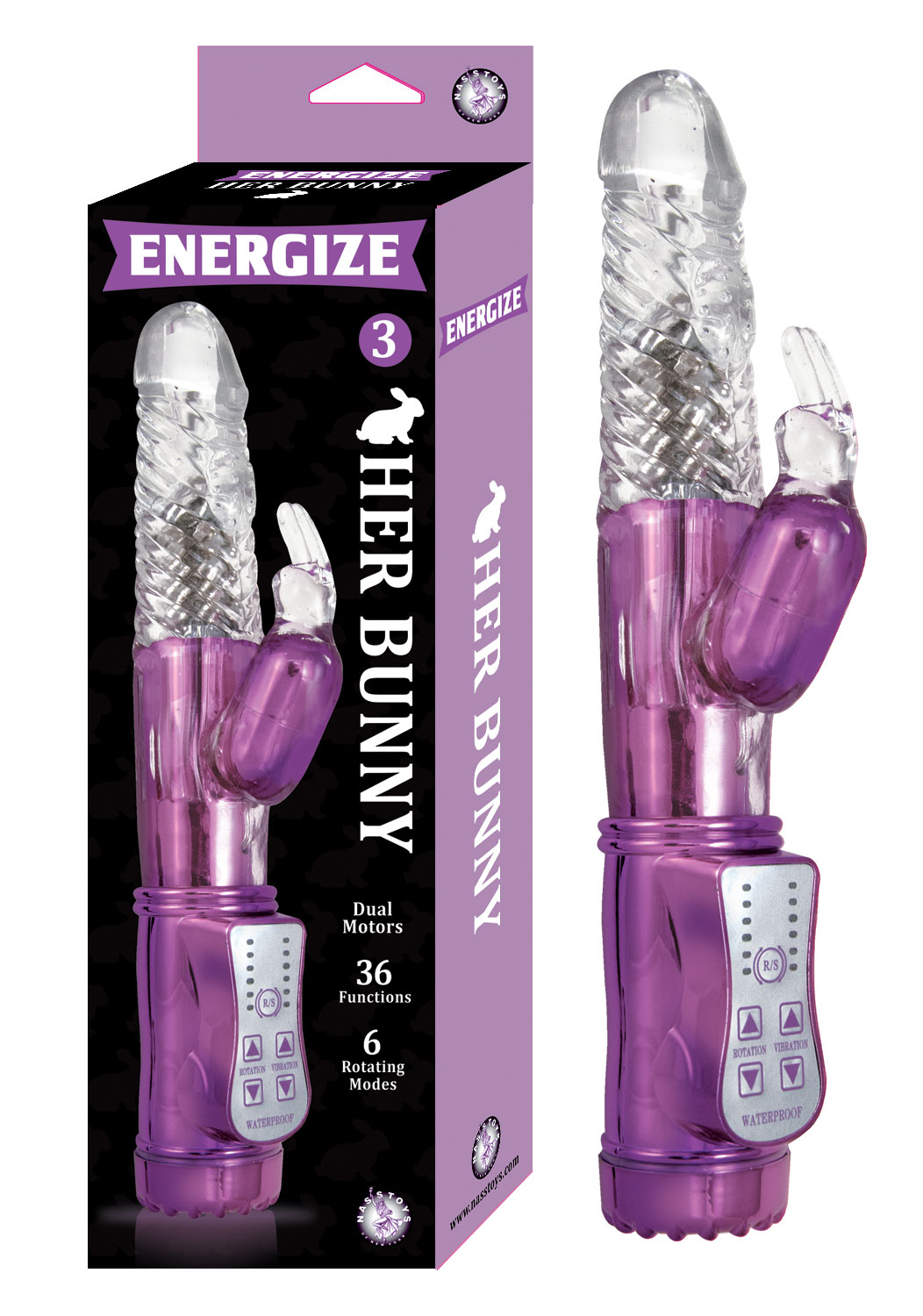 energize her bunny  purple 