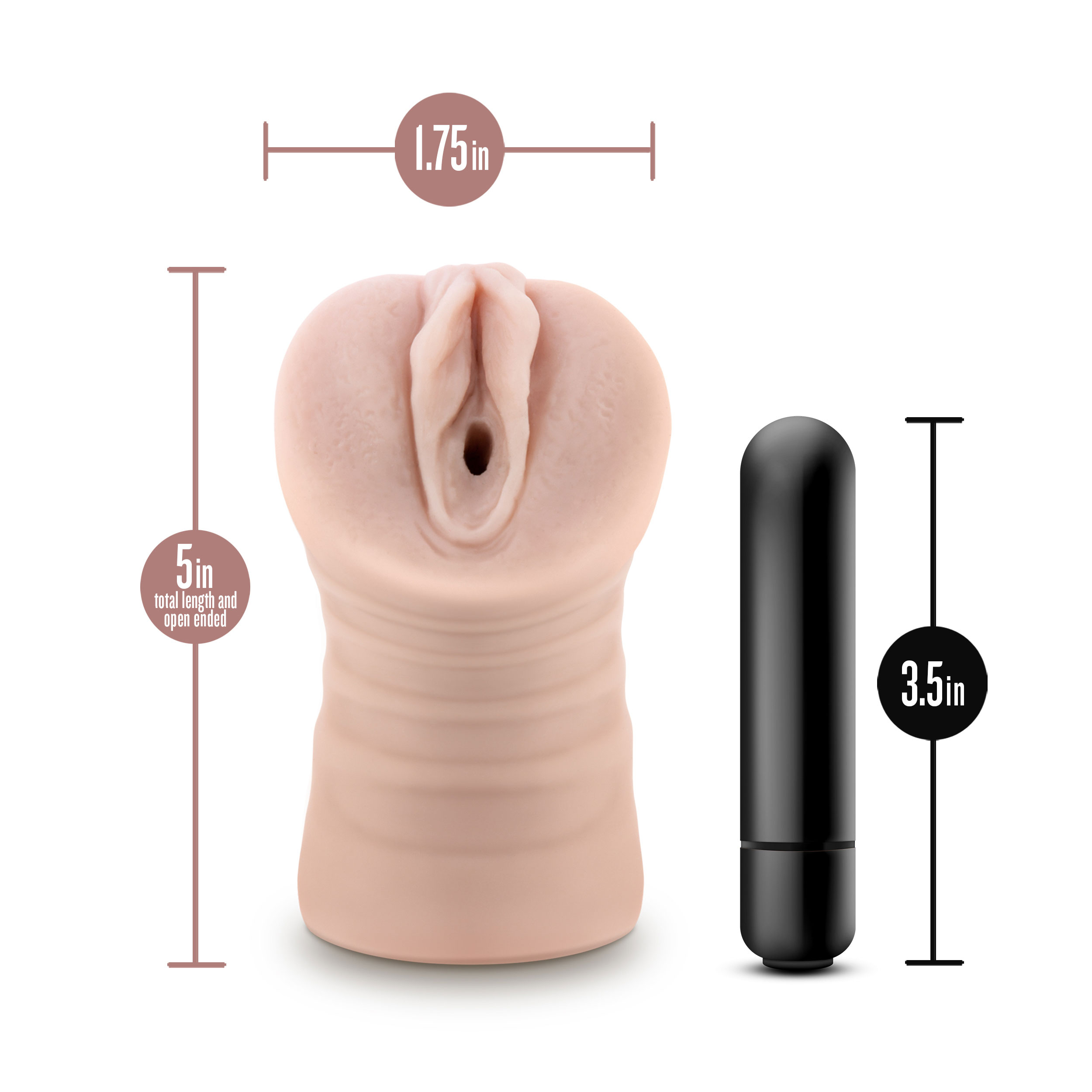 enlust ayumi vibrating stroker beige 