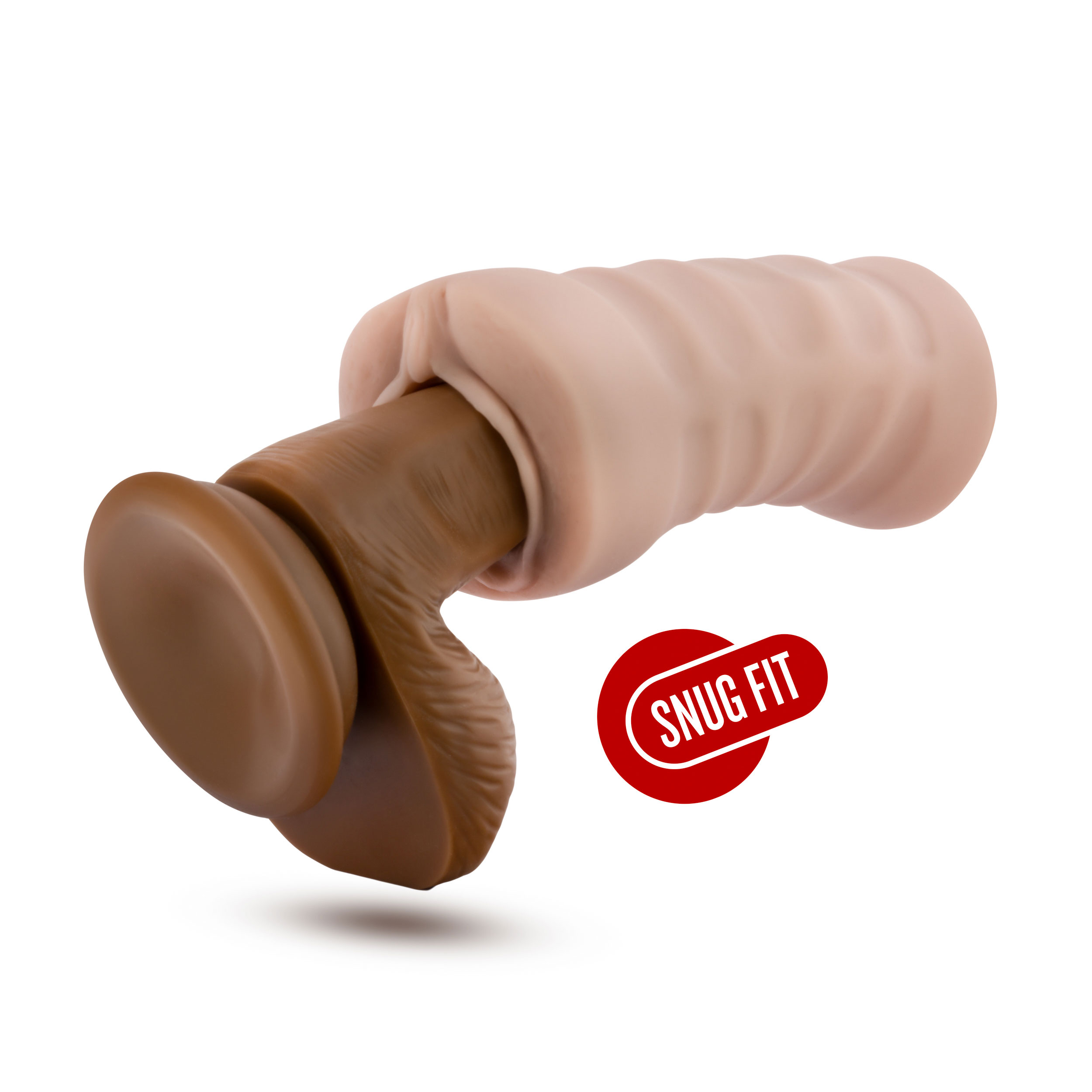 enlust destini vibrating stroker beige 