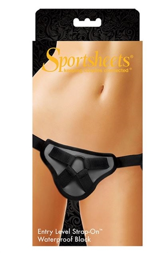entry level strap on waterproof black 