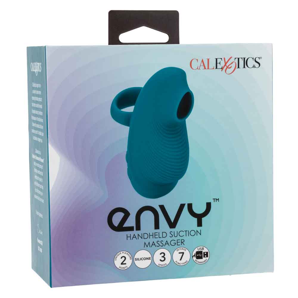 envy handheld suction massager blue 