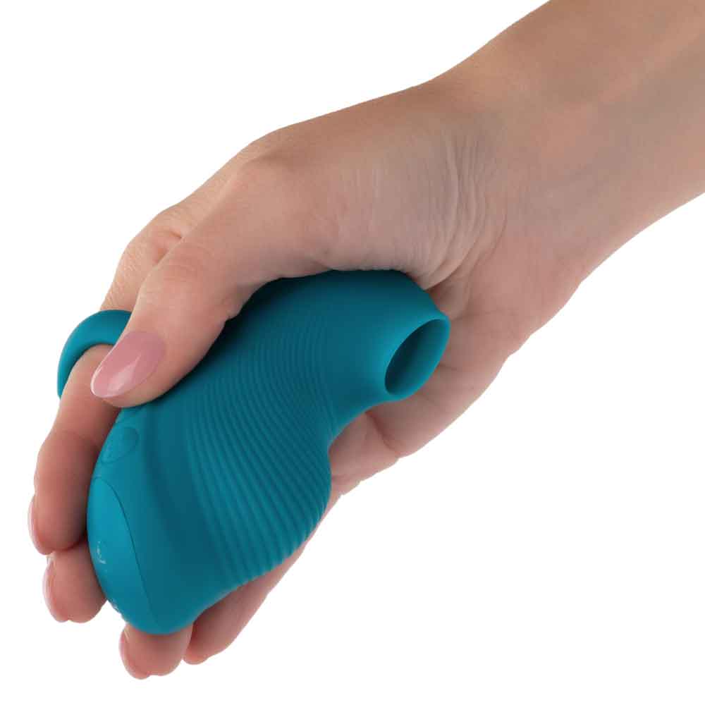 envy handheld suction massager blue 