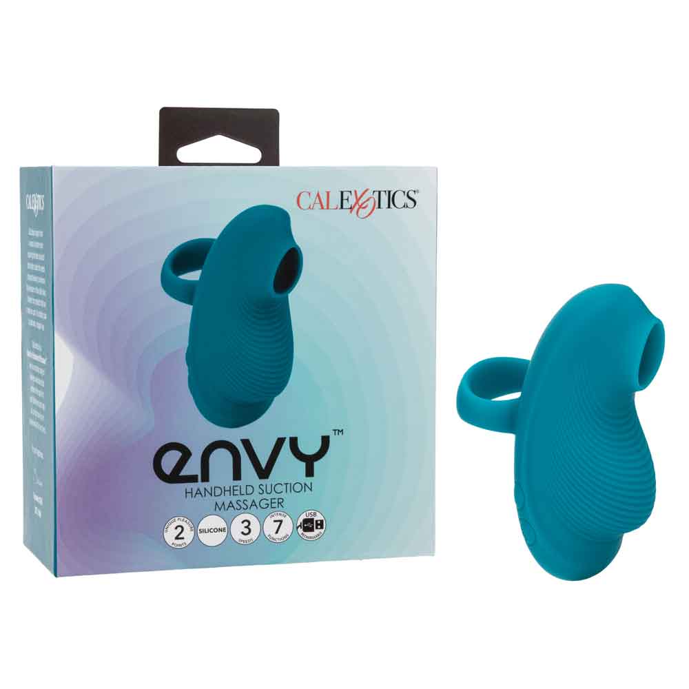 envy handheld suction massager blue 