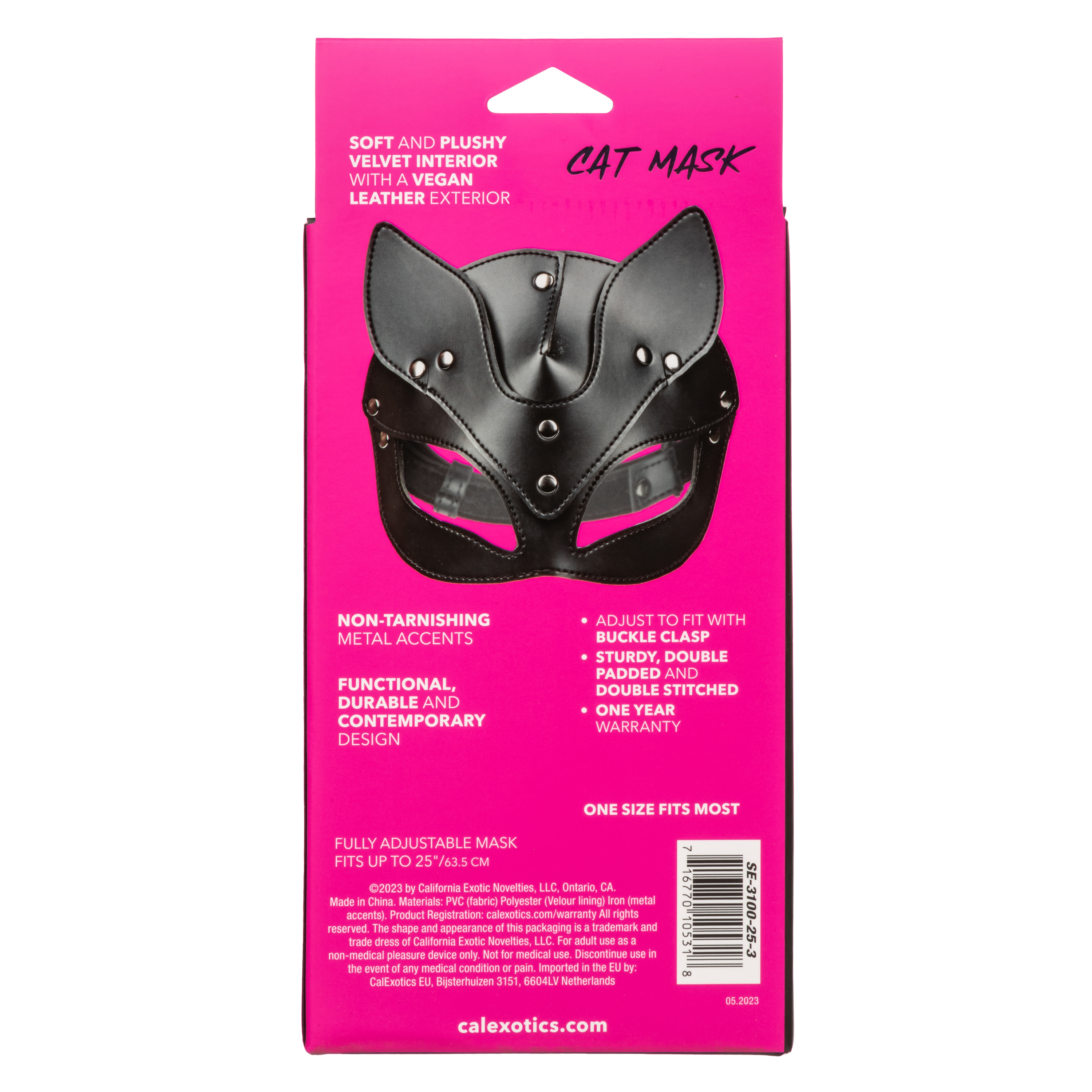 euphoria collection cat mask black 