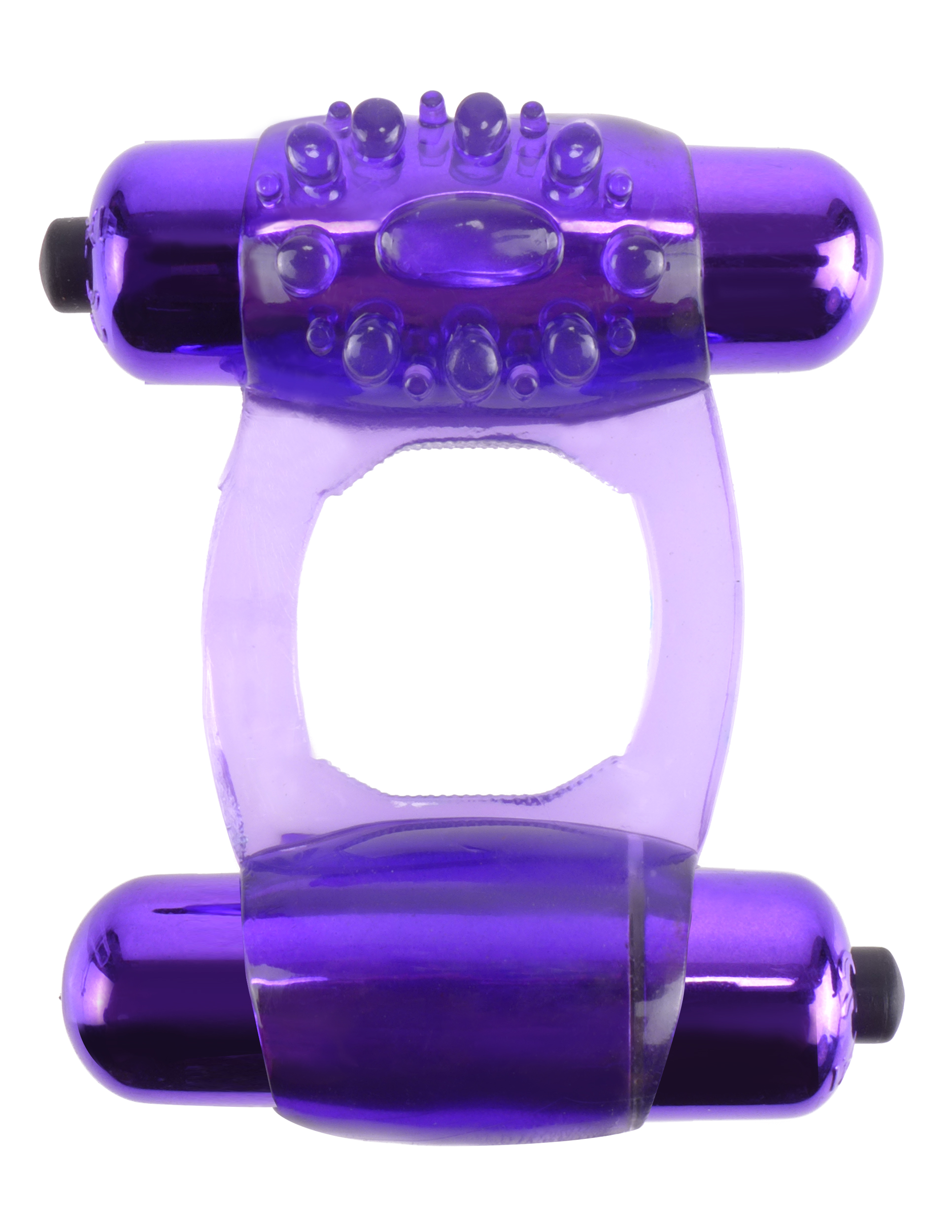 fantasy c ringz duo vibrating super ring purple 