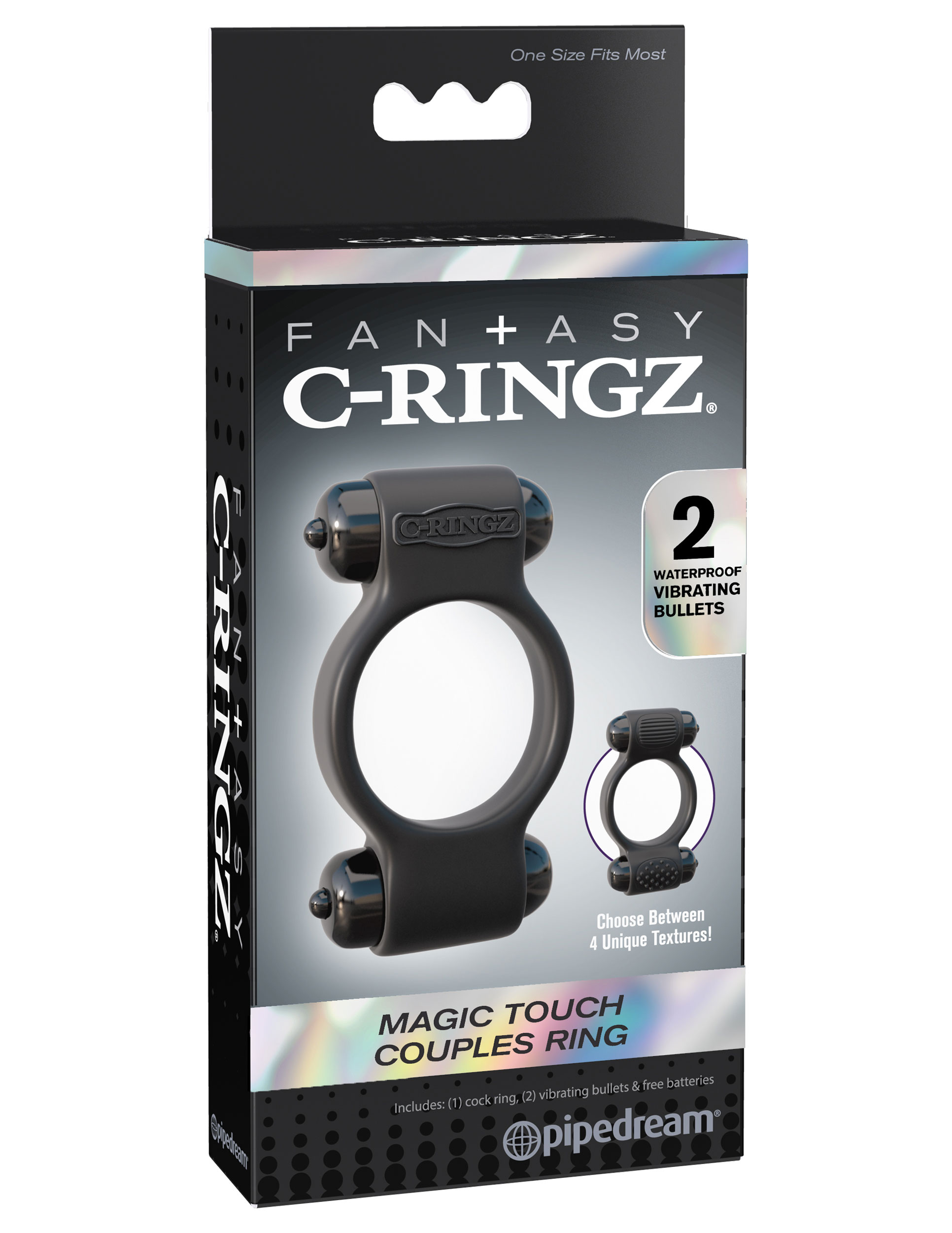 fantasy c ringz magic touch couples ring black 