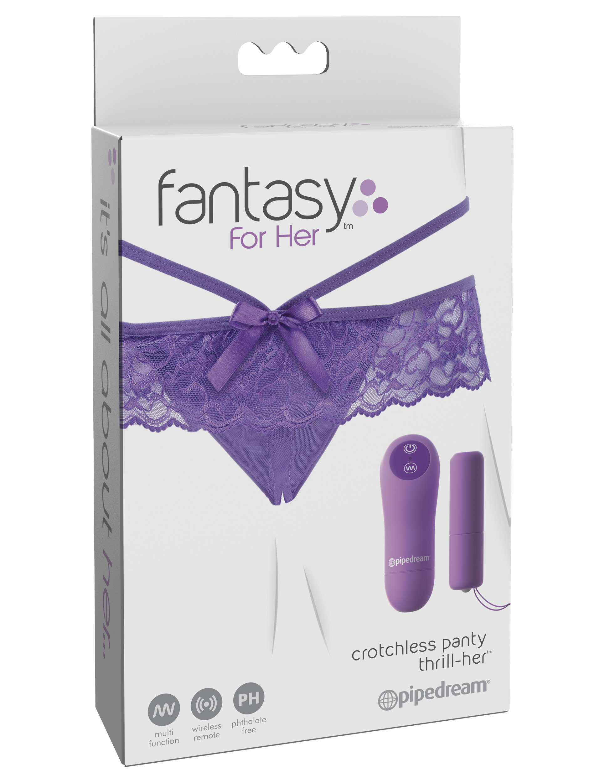 fantasy for her crotchless panty thrill her 