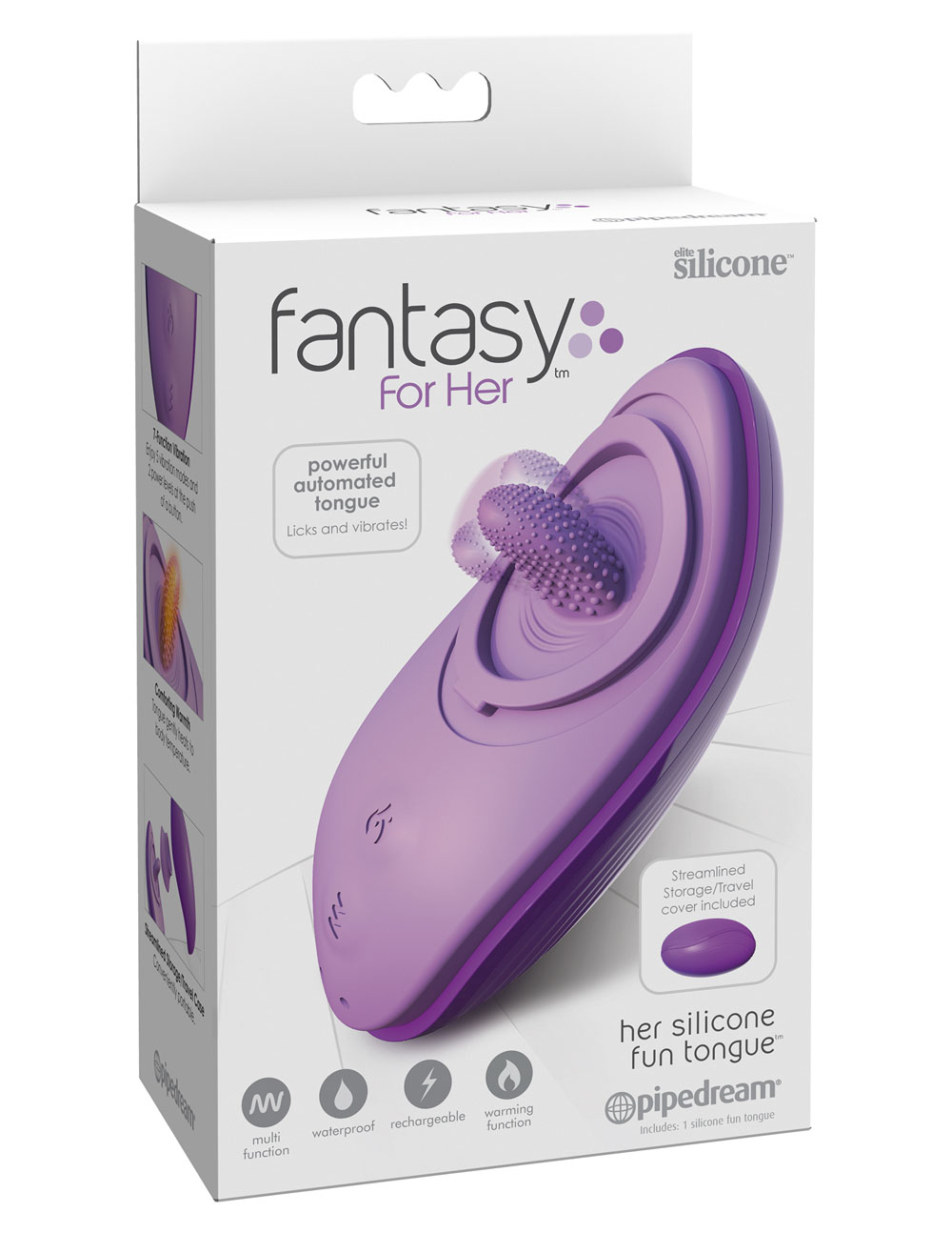 fantasy for her her silicone fun tongue 