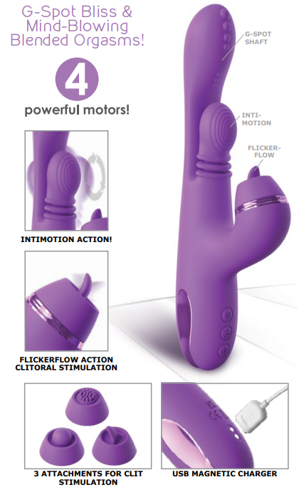 fantasy for her intimotion pulse pro purple 