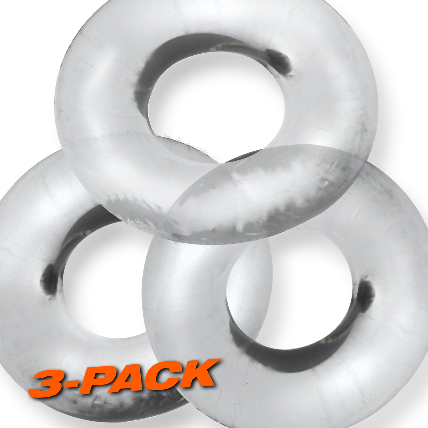 fat willy  pack jumbo c rings clear 