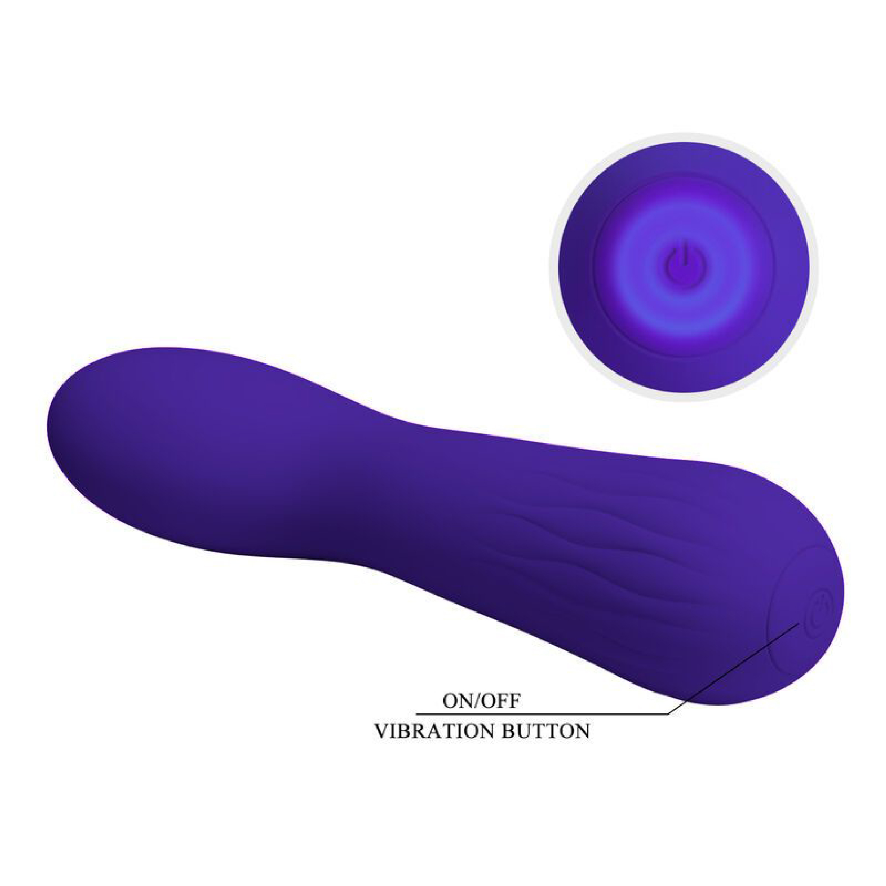 faun rechargeable vibrator purple 