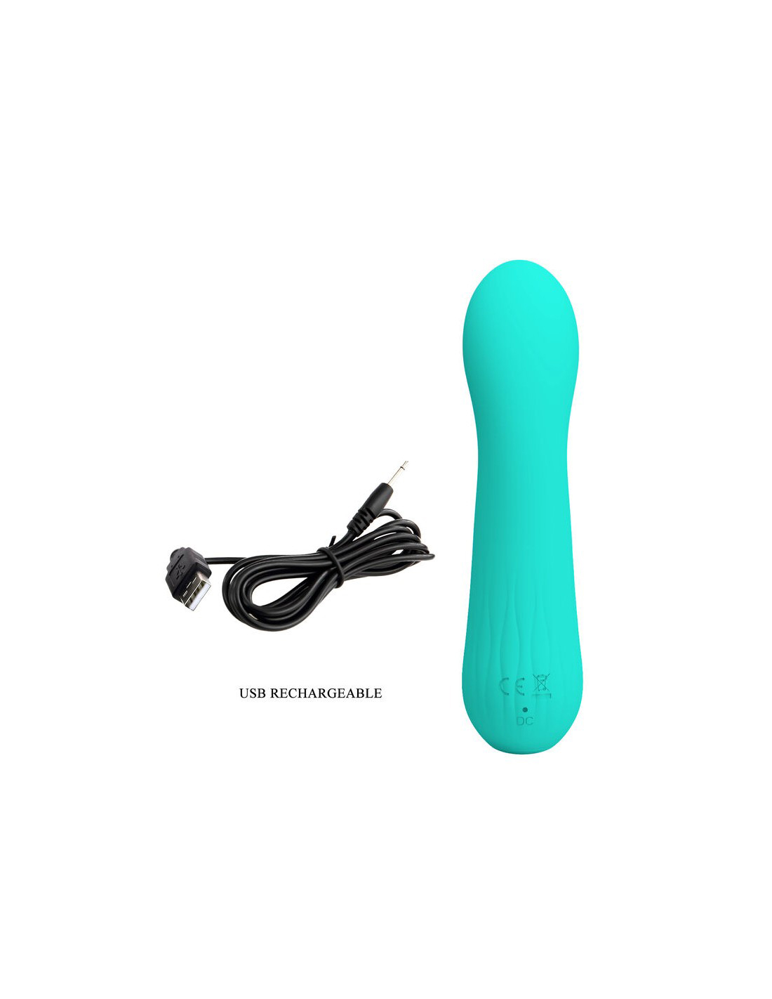 faun rechargeable vibrator turquoise 