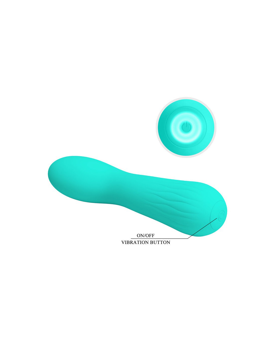 faun rechargeable vibrator turquoise 