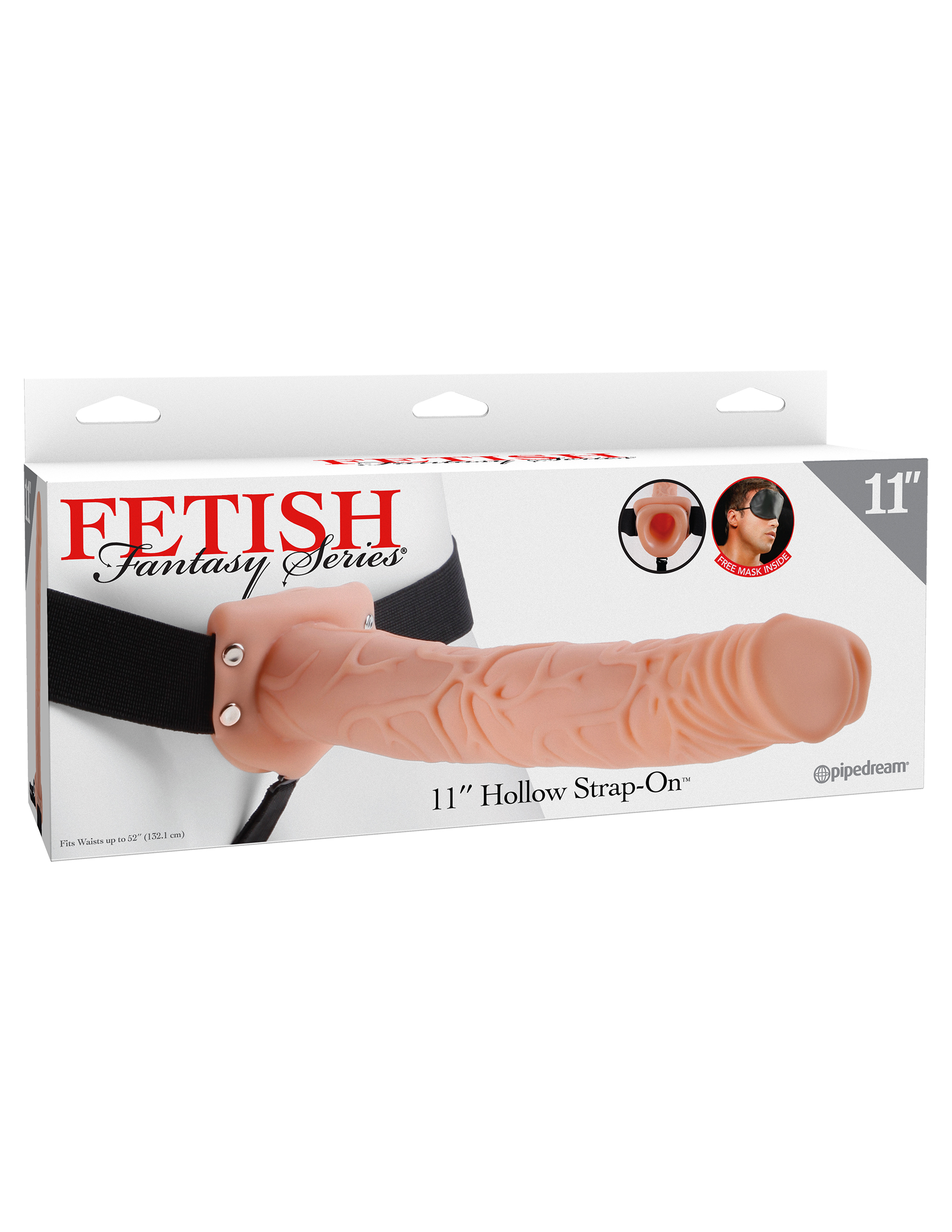 fetish fantasy series  inch hollow strap on flesh 