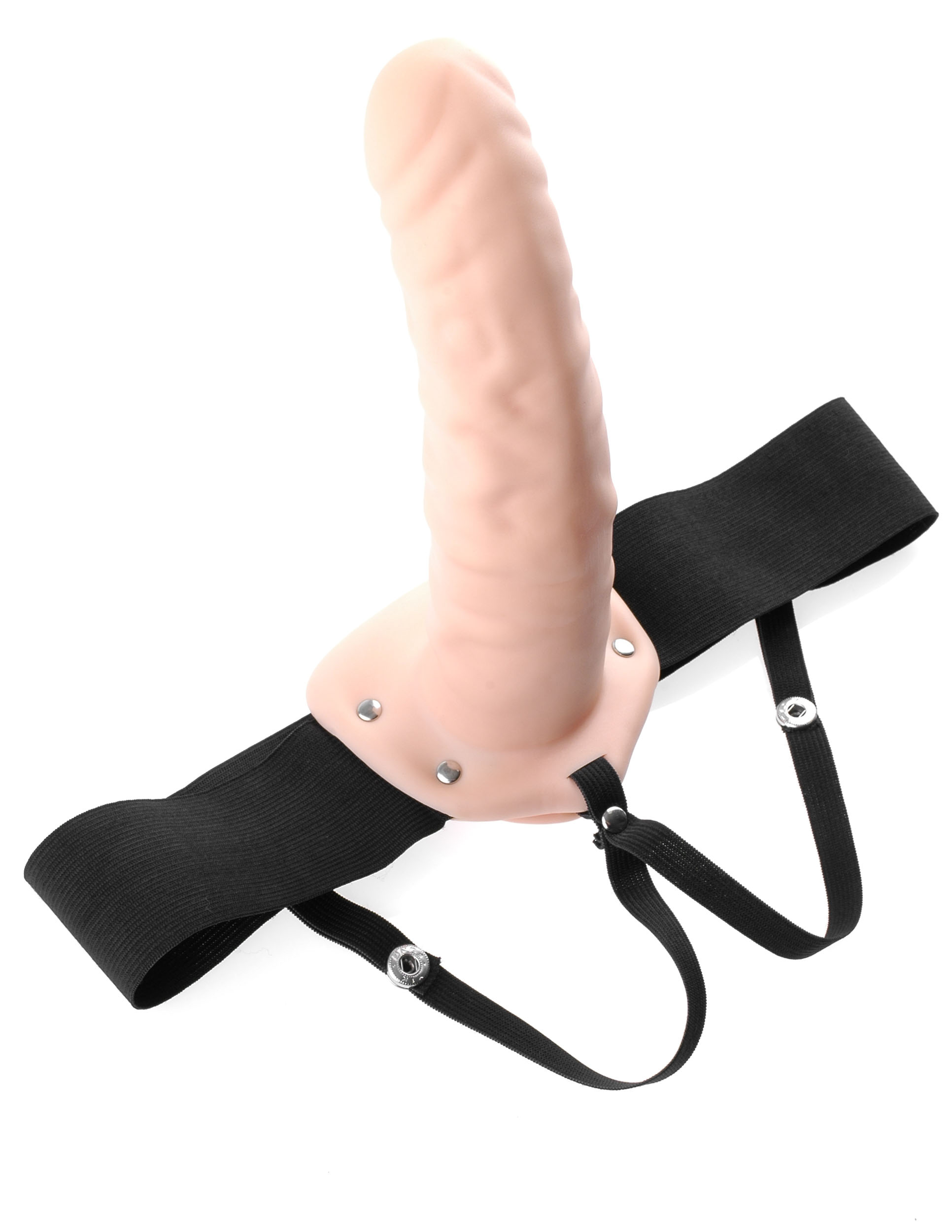 fetish fantasy series  inch hollow strap on flesh 