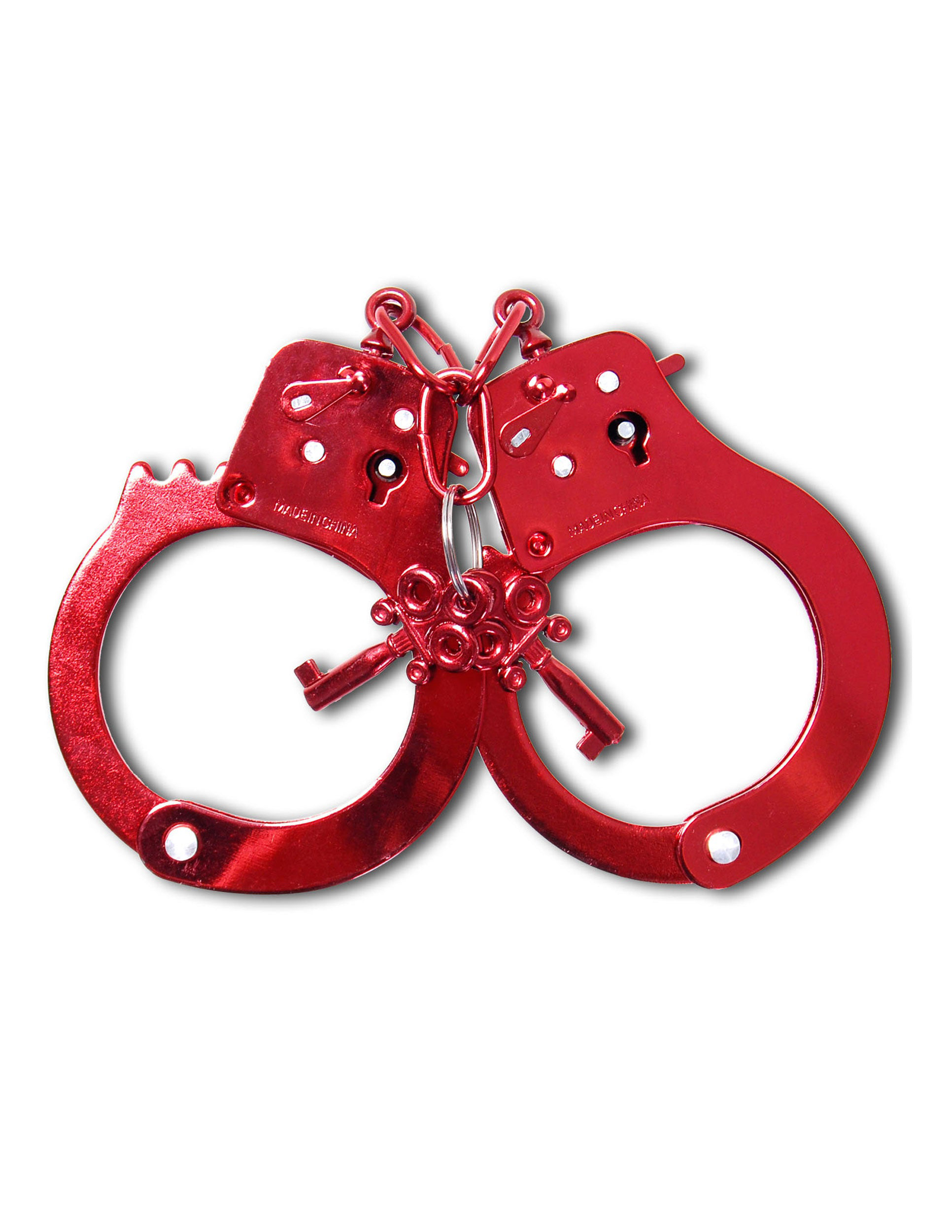 fetish fantasy series anodized cuffs red 