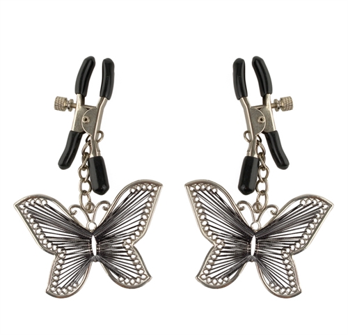 fetish fantasy series butterfly nipple clamps 