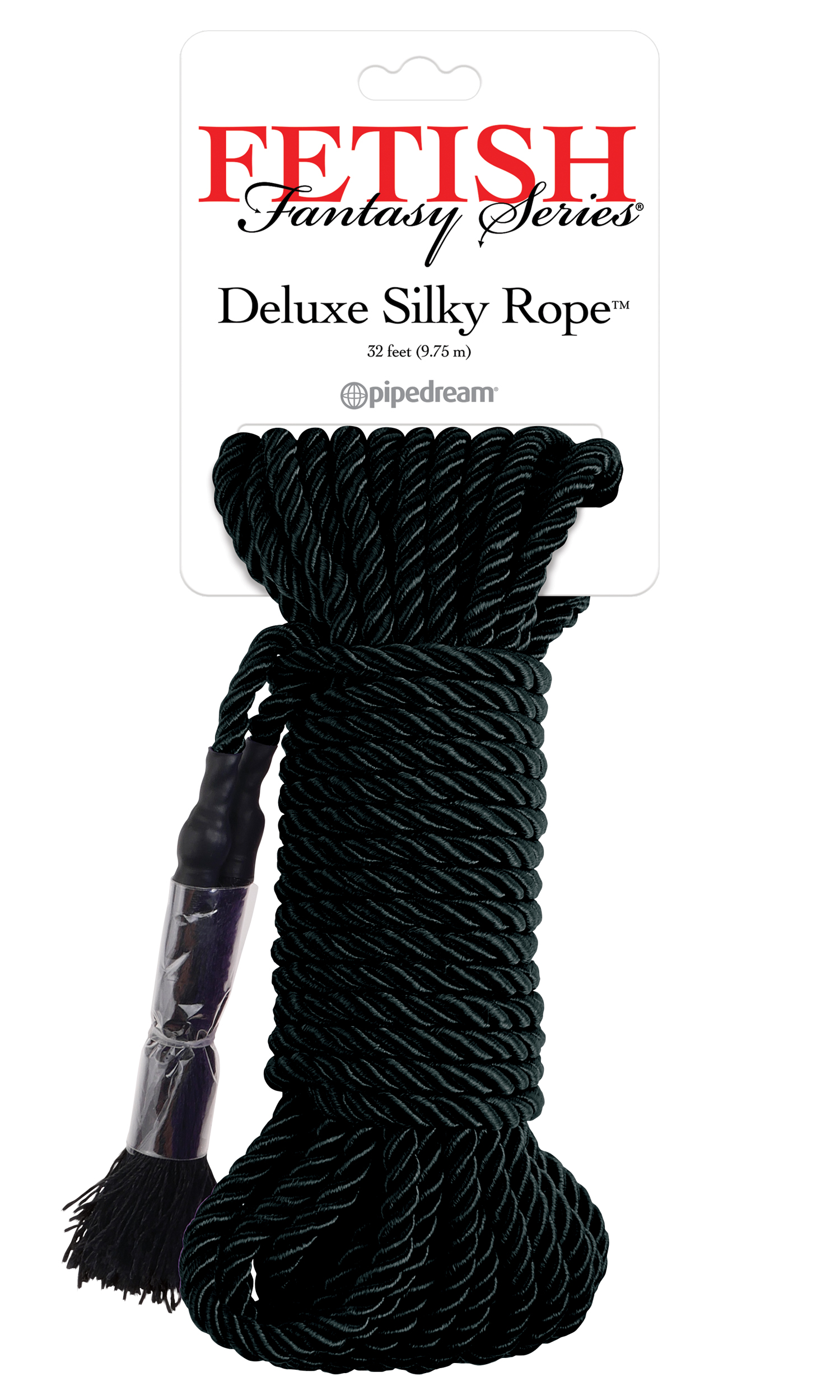 fetish fantasy series deluxe silky rope black 