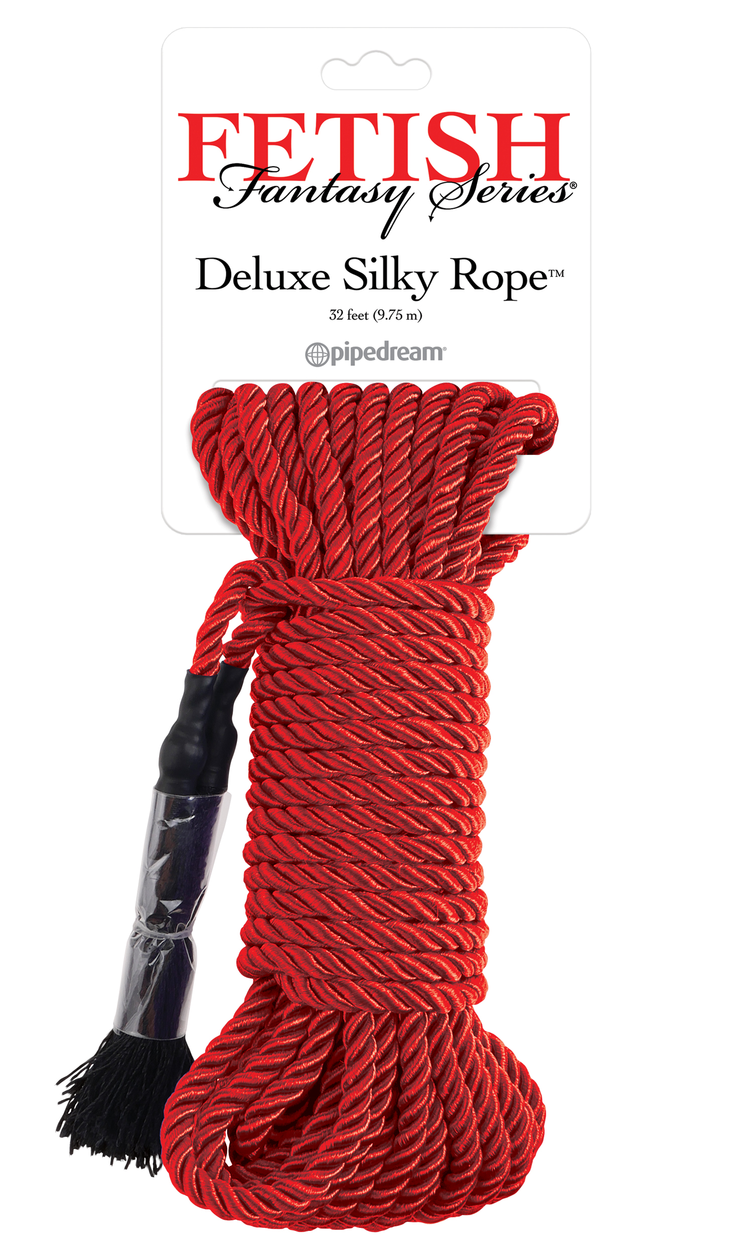 fetish fantasy series deluxe silky rope red 