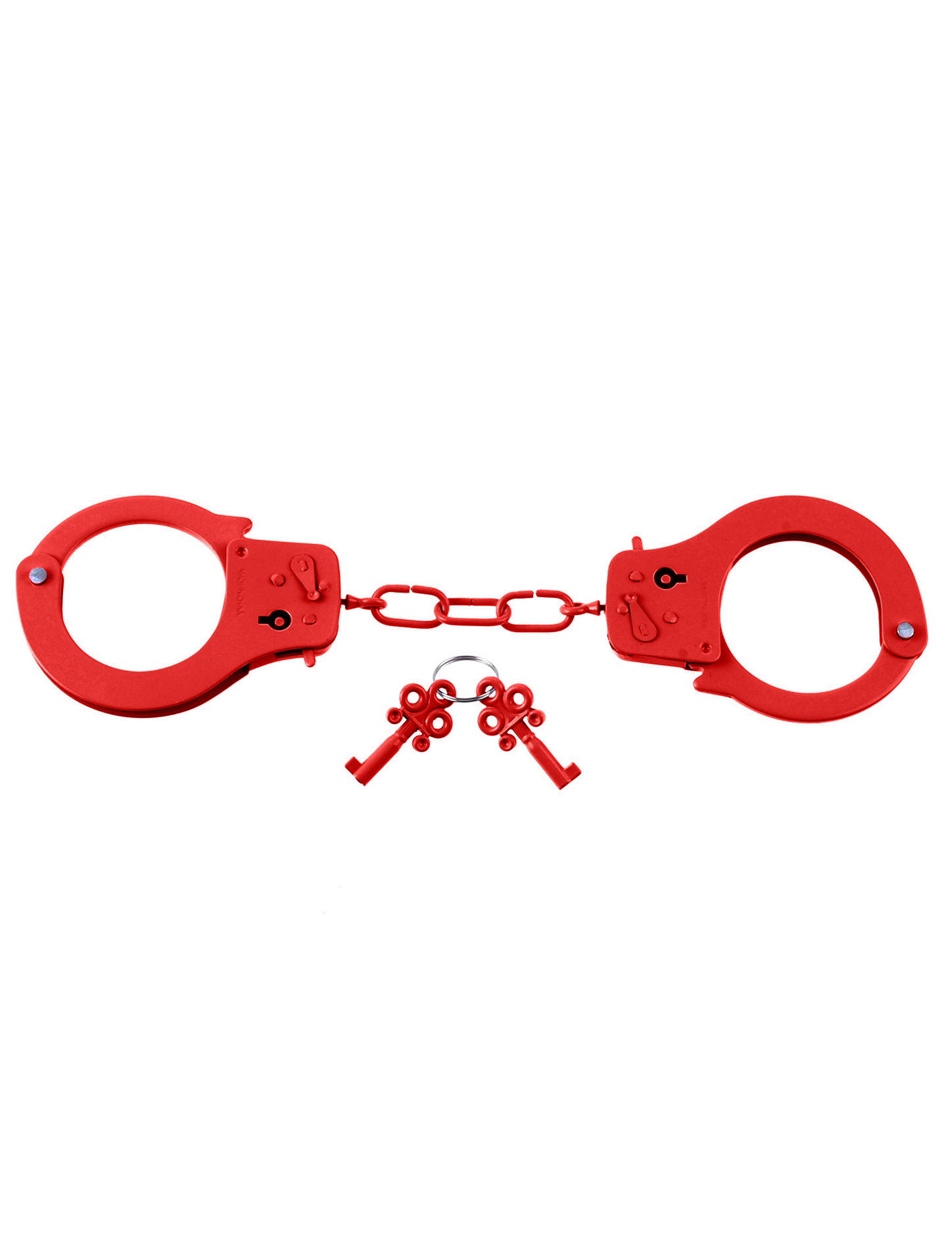 fetish fantasy series metal handcuffs red 