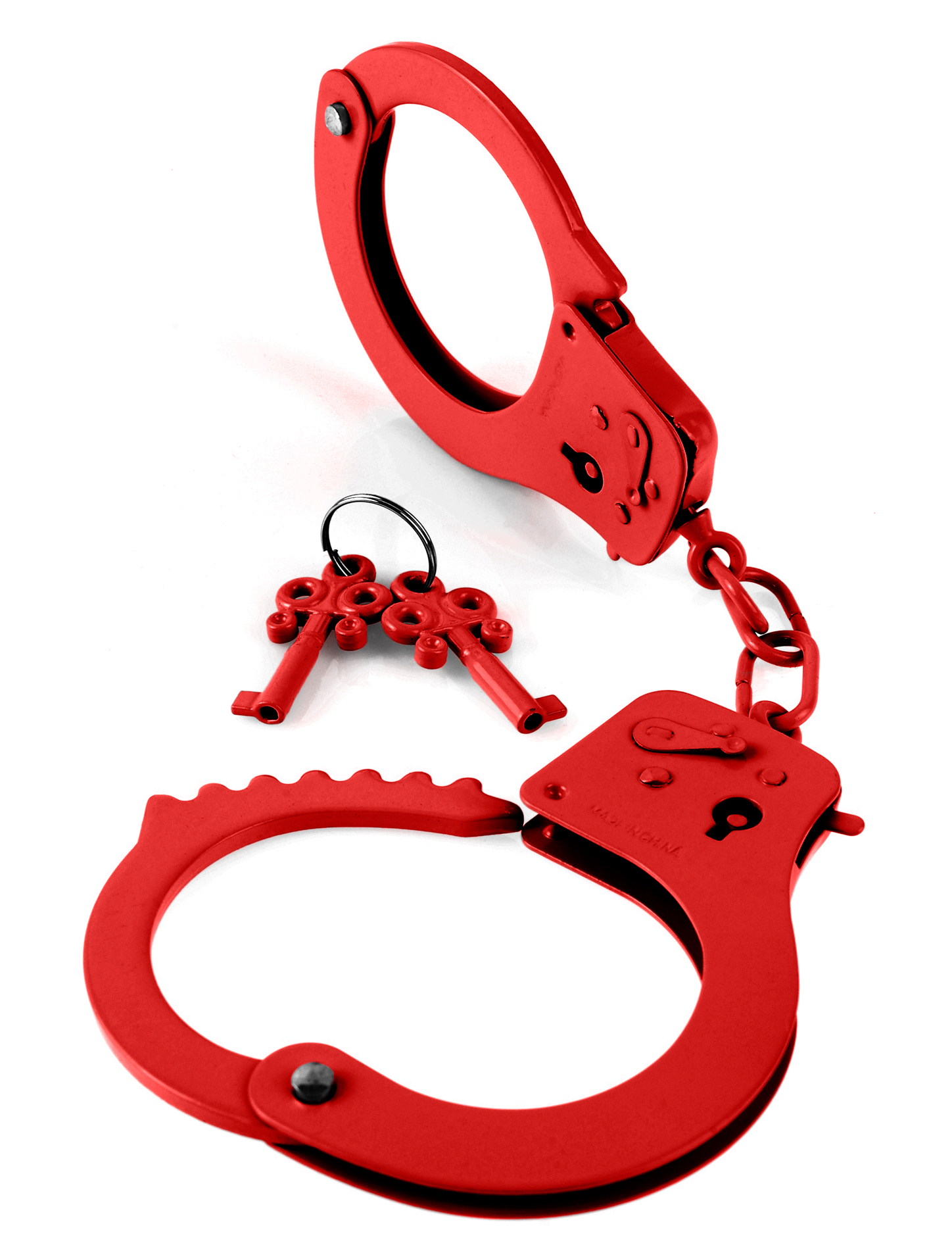 fetish fantasy series metal handcuffs red 