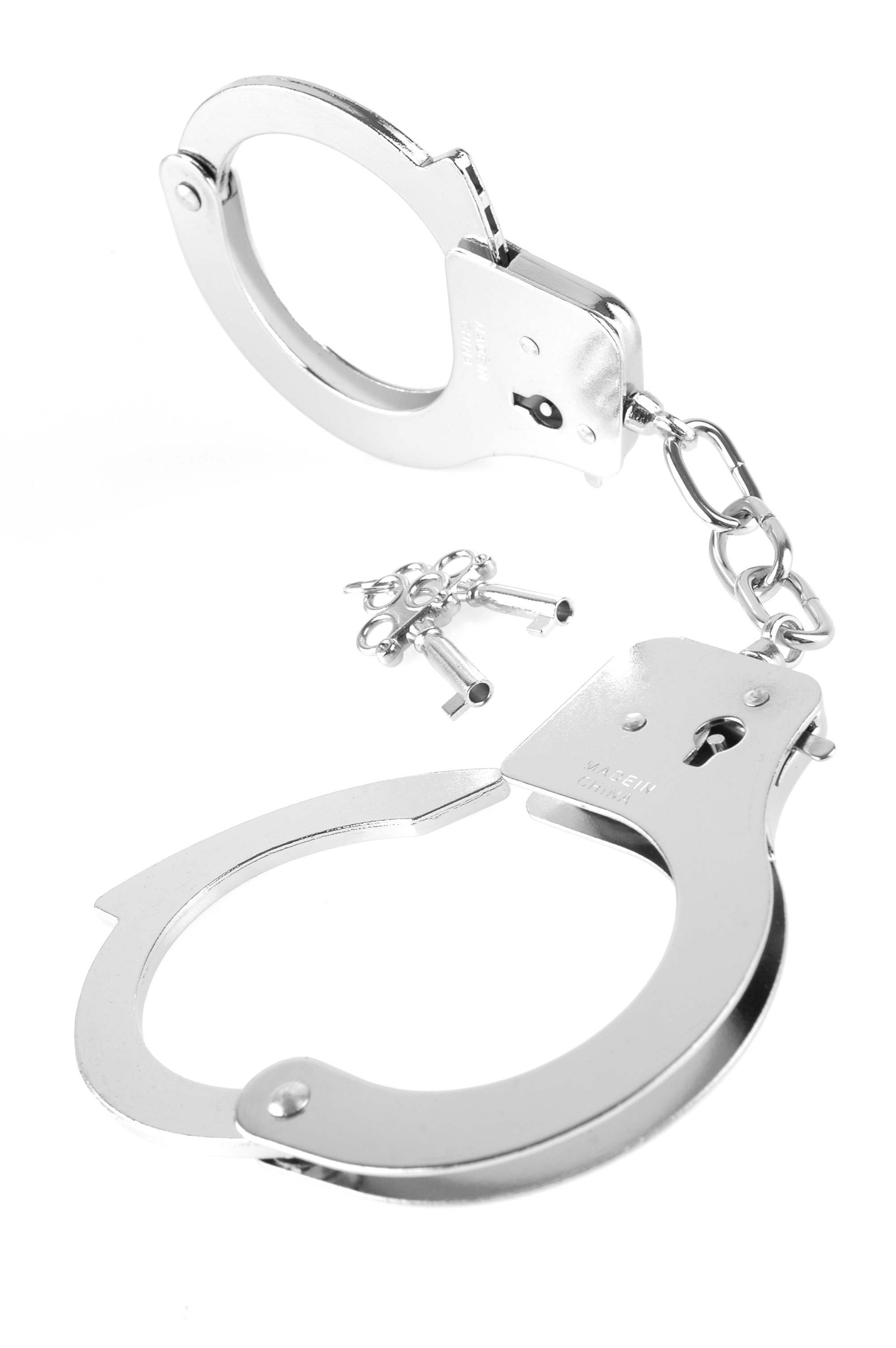 fetish fantasy series metal handcuffs silver 