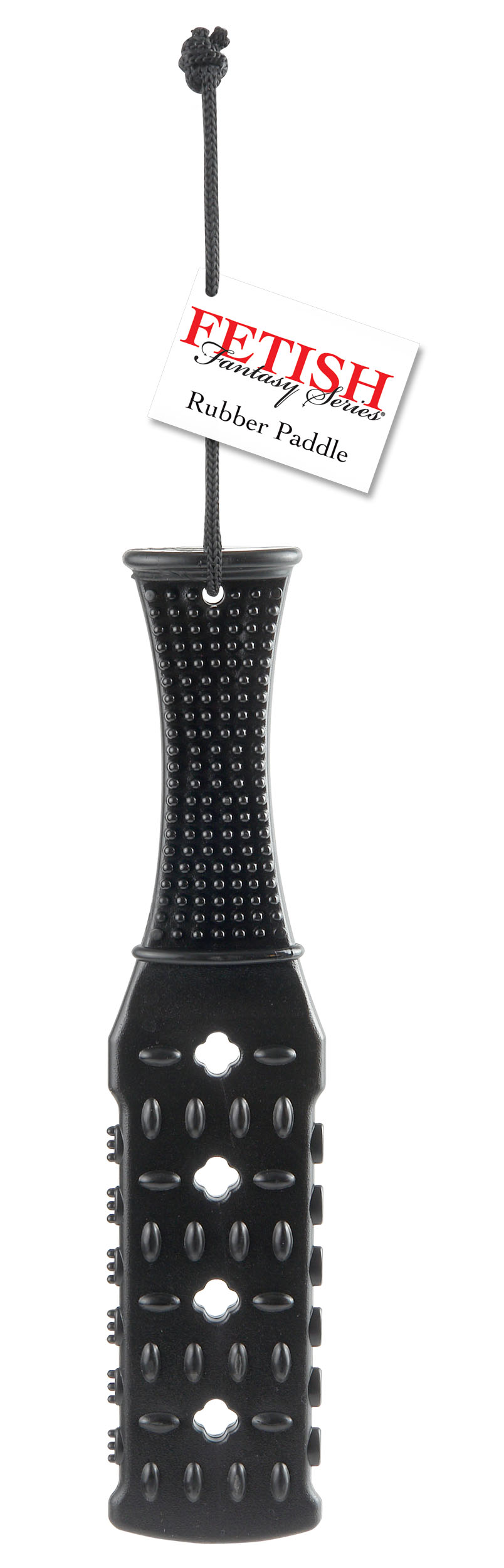 fetish fantasy series rubber paddle black 