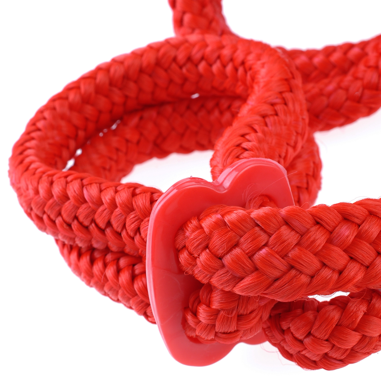 fetish fantasy series silk rope love cuffs red 