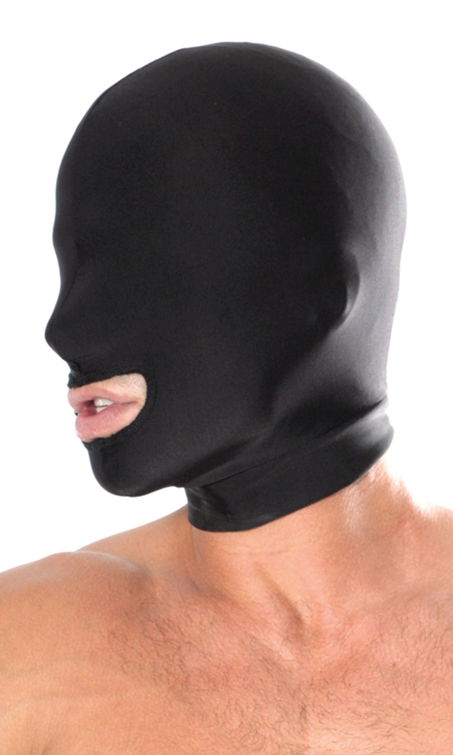 fetish fantasy series spandex open mouth hood 