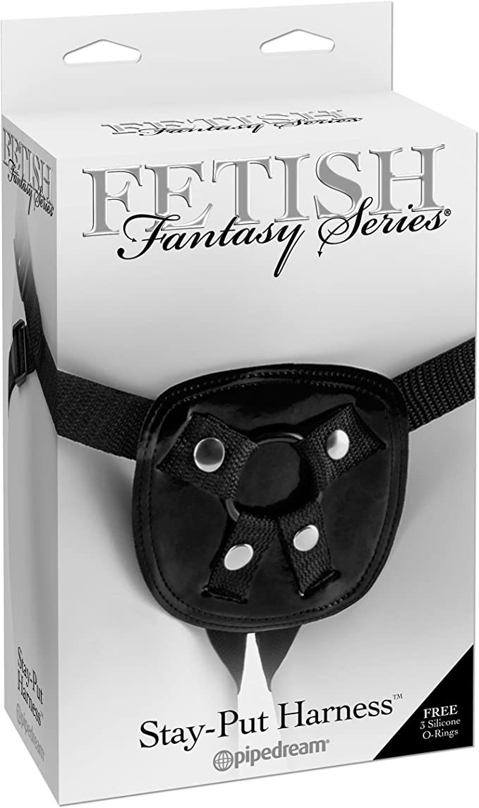 fetish fantasy series stay put harness black 